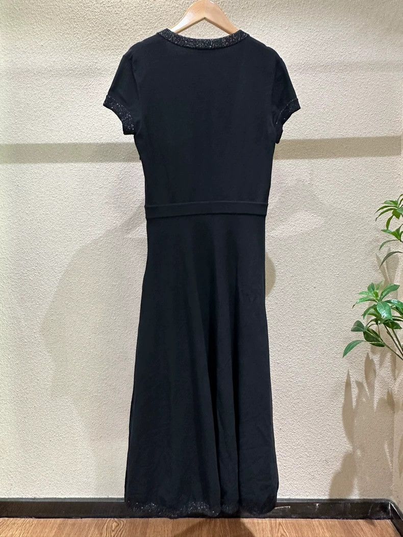 Chanel Chanel Egypt series black gold knitted dress Size XS / US 0-2 / IT 36-38 - 2 Thumbnail