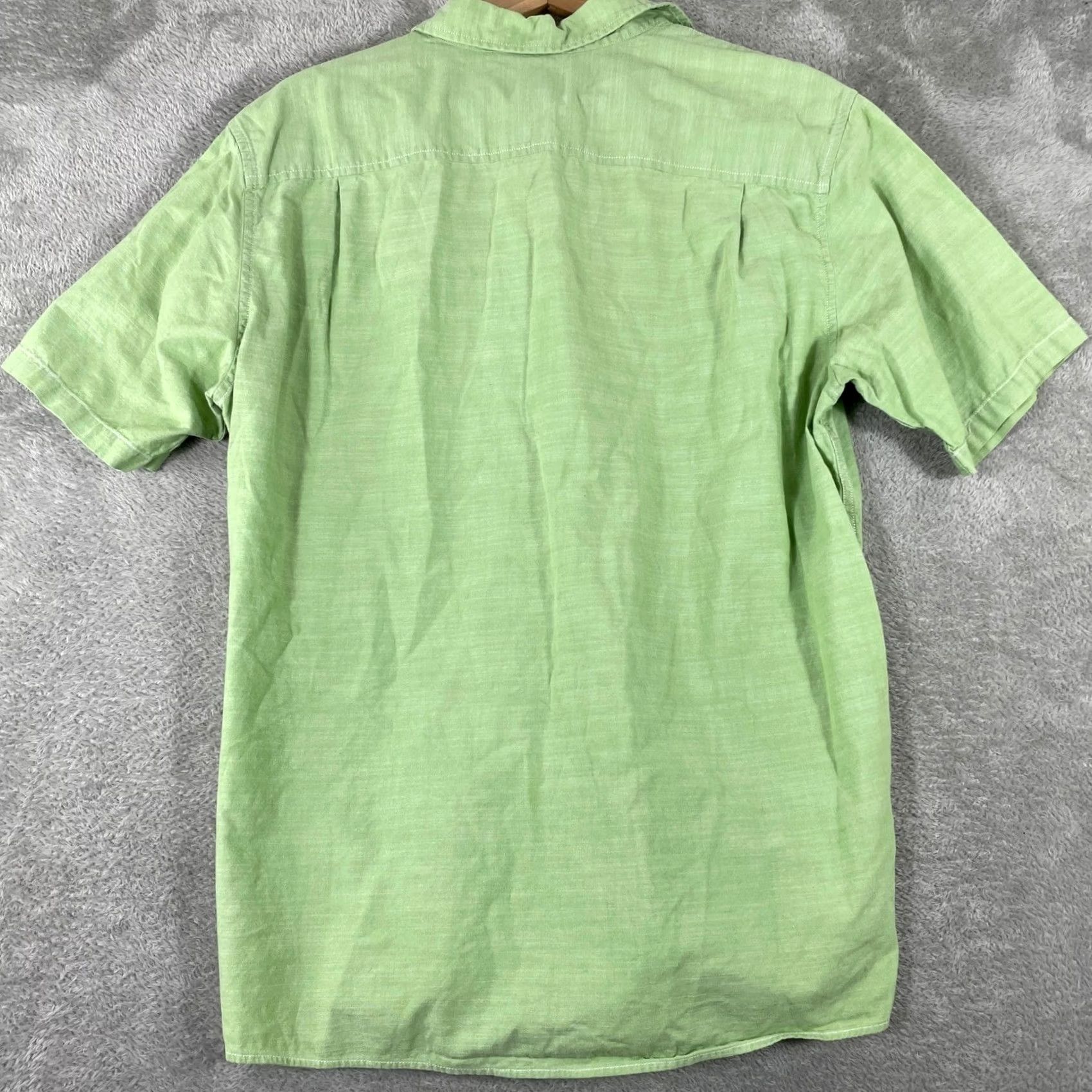 Pendleton Pendleton Warren Shirt Mens Large Green Short Sleeve Cotton Button Up Utility Size US L / EU 52-54 / 3 - 6 Thumbnail