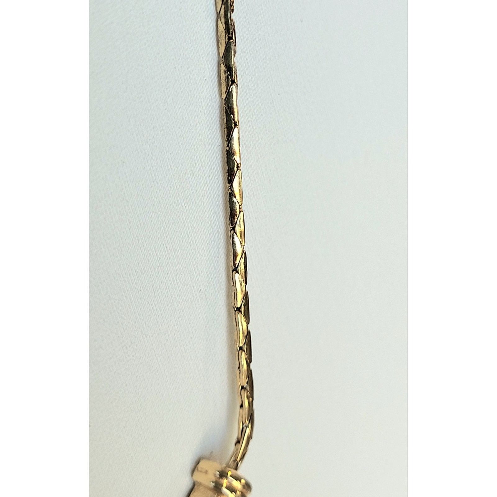 Monet Monet Etruscan Cobra Chain Vintage 2 Rams Heads Signed 1970s Size ONE SIZE - 6 Thumbnail