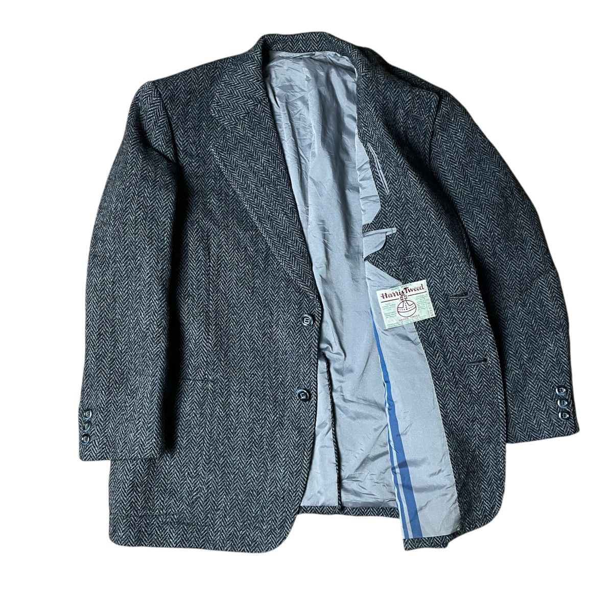 Harris Tweed HARRIS TWEED WOOL BLAZER JACKET Size M / US 6-8 / IT 42-44 - 3 Thumbnail