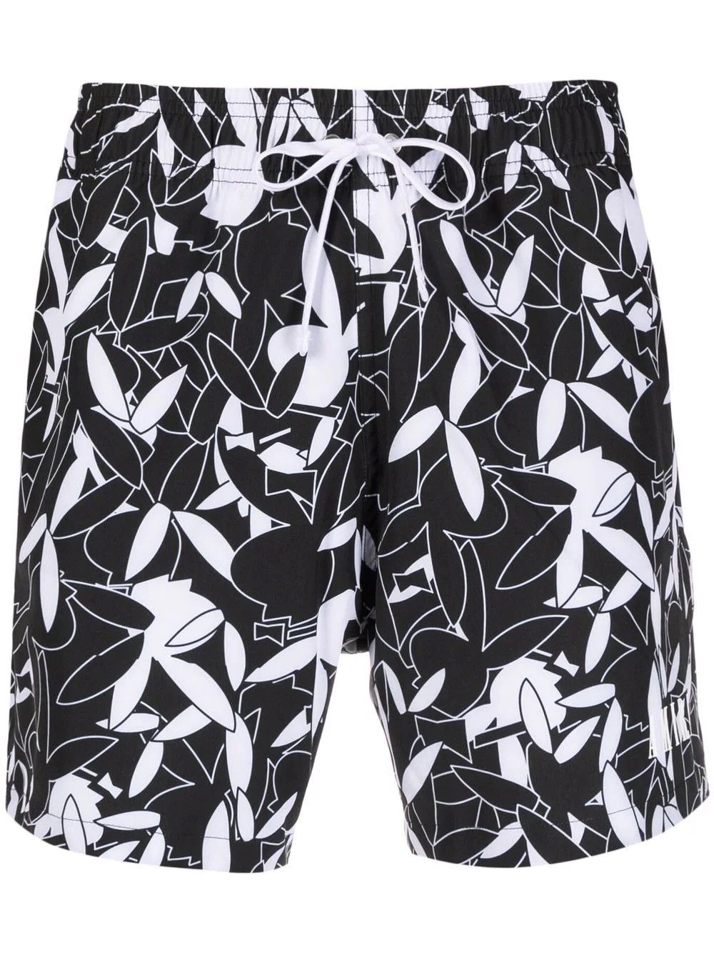 image of Amiri X Playboy Swim Shorts in Black, Men's (Size 30)