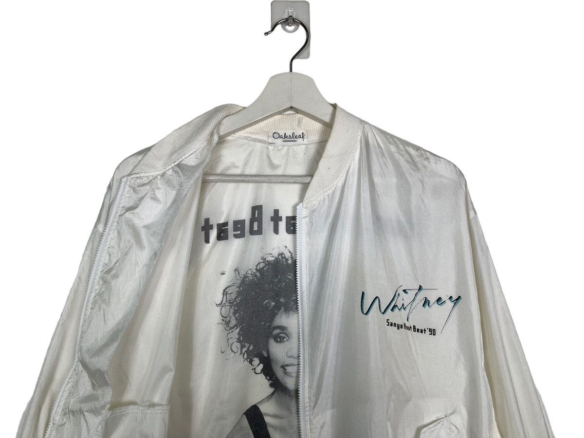 Band Tees 🔥 VINTAGE 1990 WHITNEY SANYO HEAT BEAT TOUR STAFF JACKET Size US M / EU 48-50 / 2 - 10 Thumbnail