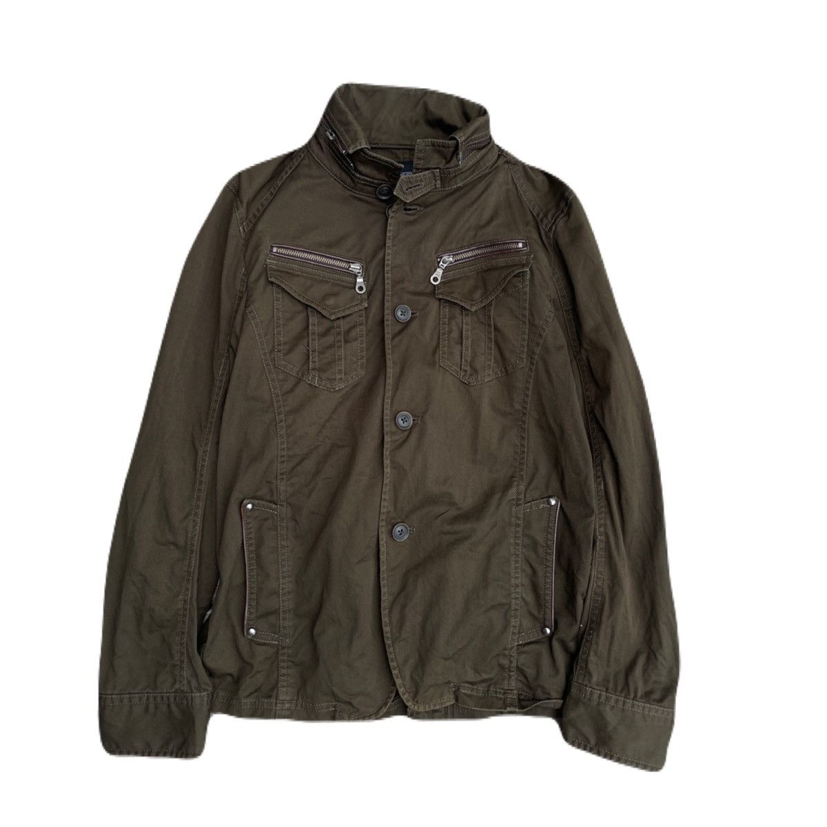 If Six Was Nine 2000s Rattle Trap Vkei Gimmic Military Jacket Japanese Size US S / EU 44-46 / 1 - 2 Thumbnail