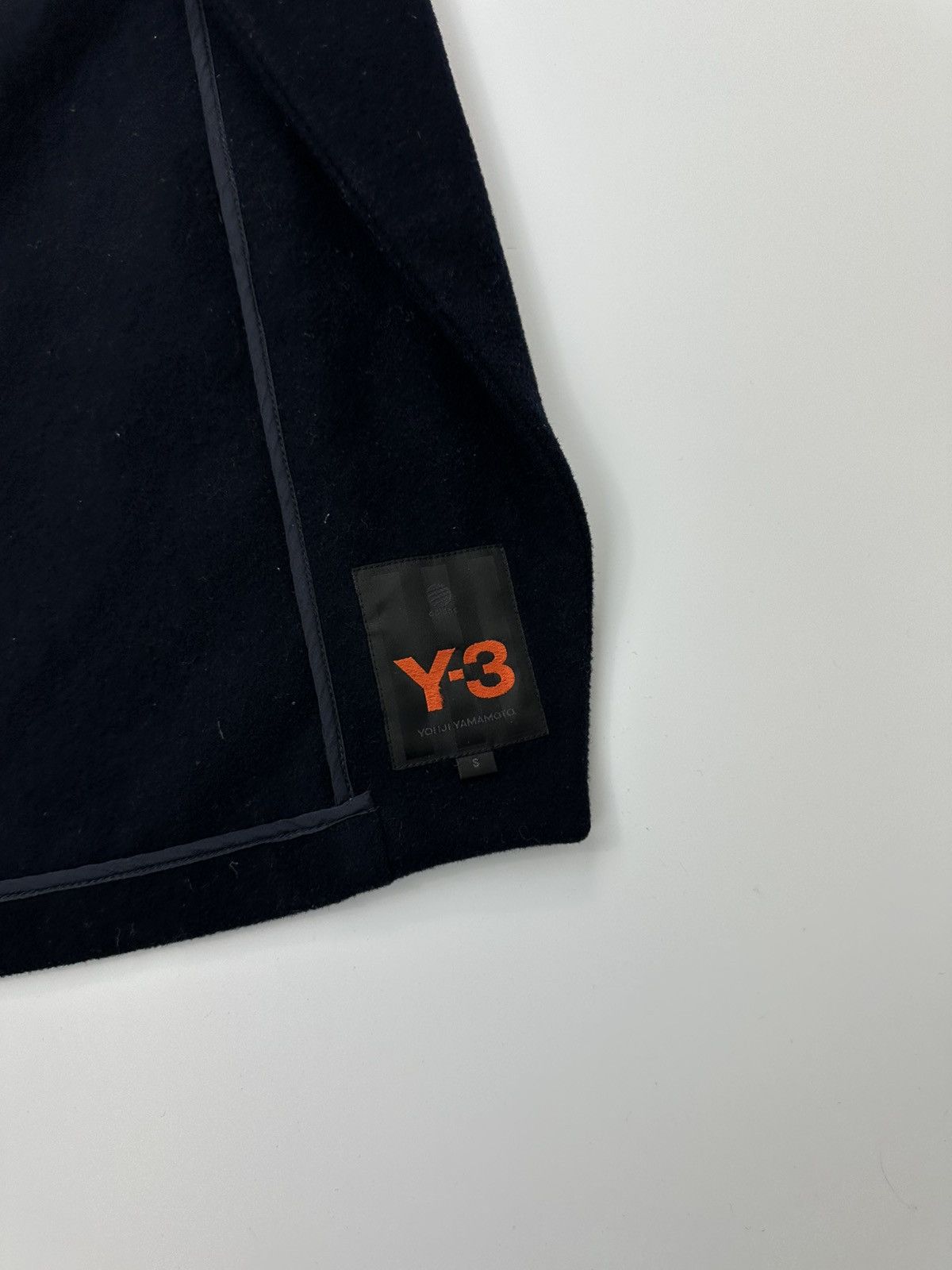 Adidas × Y-3 Rare Adidas X Y-3 Wool Heavy Coat Navy Blue Zip Size US S / EU 44-46 / 1 - 7 Thumbnail
