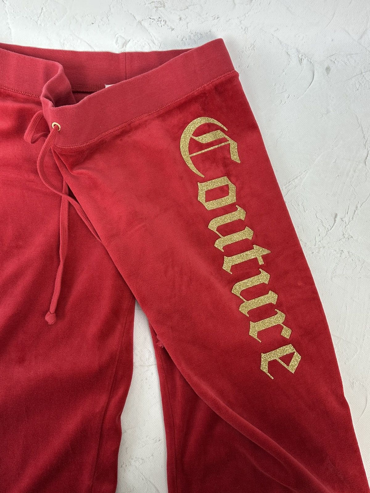 Juicy Couture Vintage Juicy Couture Velour Burgundy Pants Size 30" / US 8 / IT 44 - 5 Thumbnail