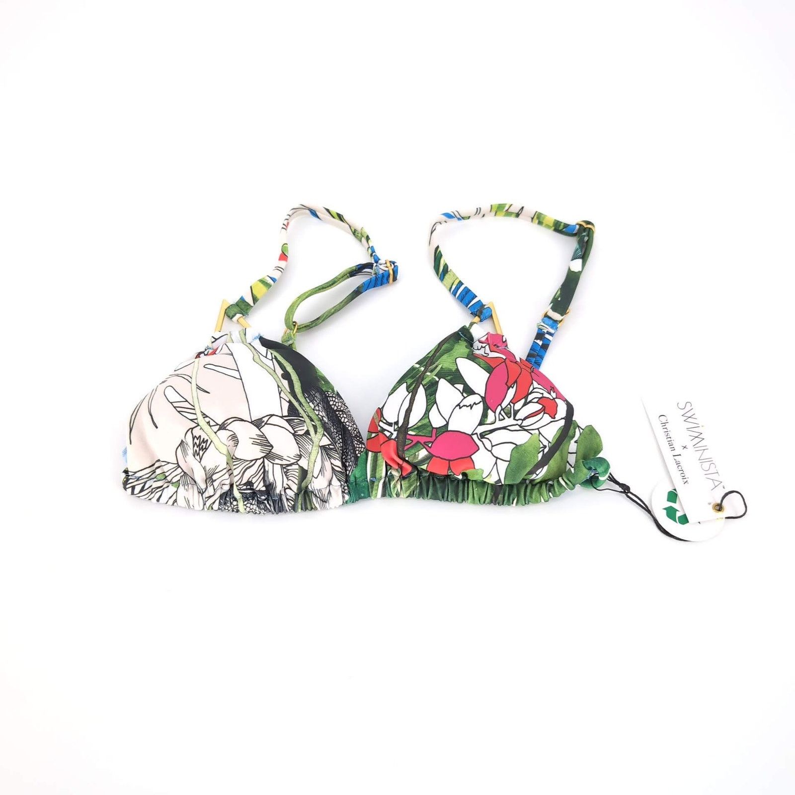 Christian Lacroix NWT Christian Lacroix Sexy Bikini Top Jardin Exo'Chic -Sz XS Size ONE SIZE - 15 Thumbnail