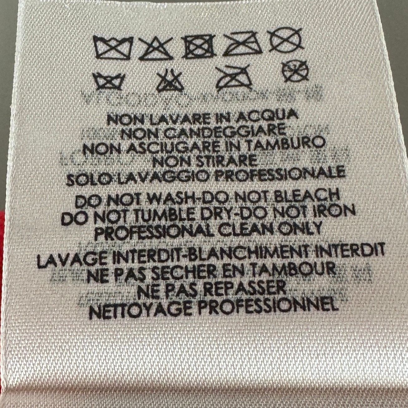 Balenciaga Red Tattoo Hat Size ONE SIZE - 9 Thumbnail