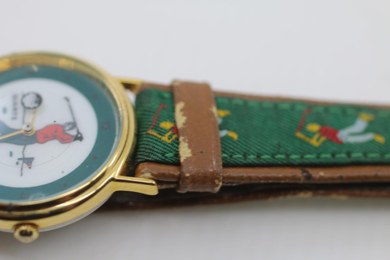 Other Vintage Majestron Quartz Golf Watch – Golfer Dial Strap Size ONE SIZE - 4 Thumbnail