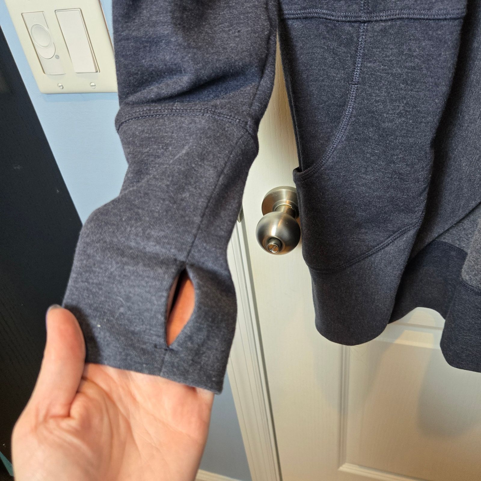 Eddie Bauer Eddie Bauer Camp Fleece Wrap Cardigan sz L blue Size L / US 10 / IT 46 - 3 Thumbnail