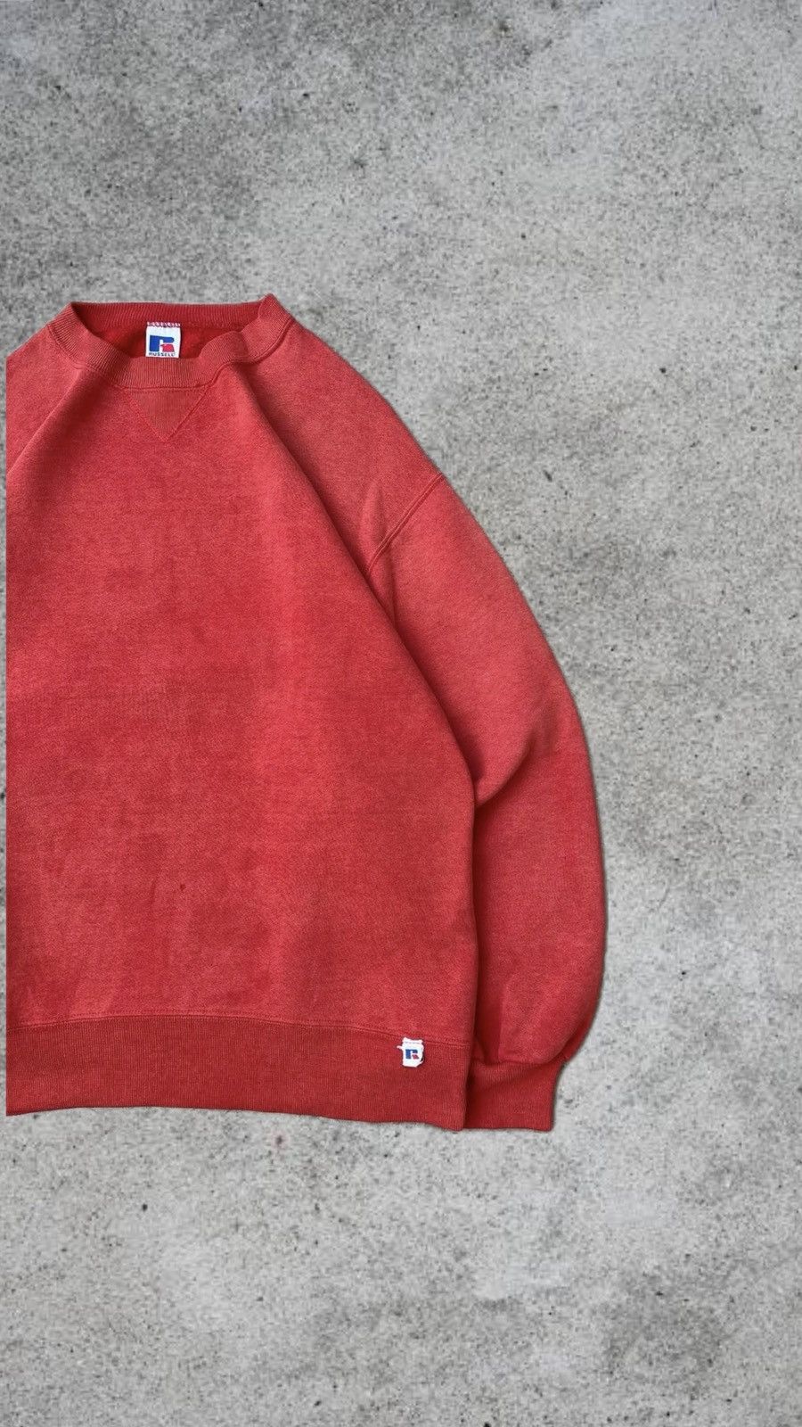 Russell Athletic Vintage Sun Faded Red Russell Athletic Boxy Crewneck Size US L / EU 52-54 / 3 - 2 Thumbnail