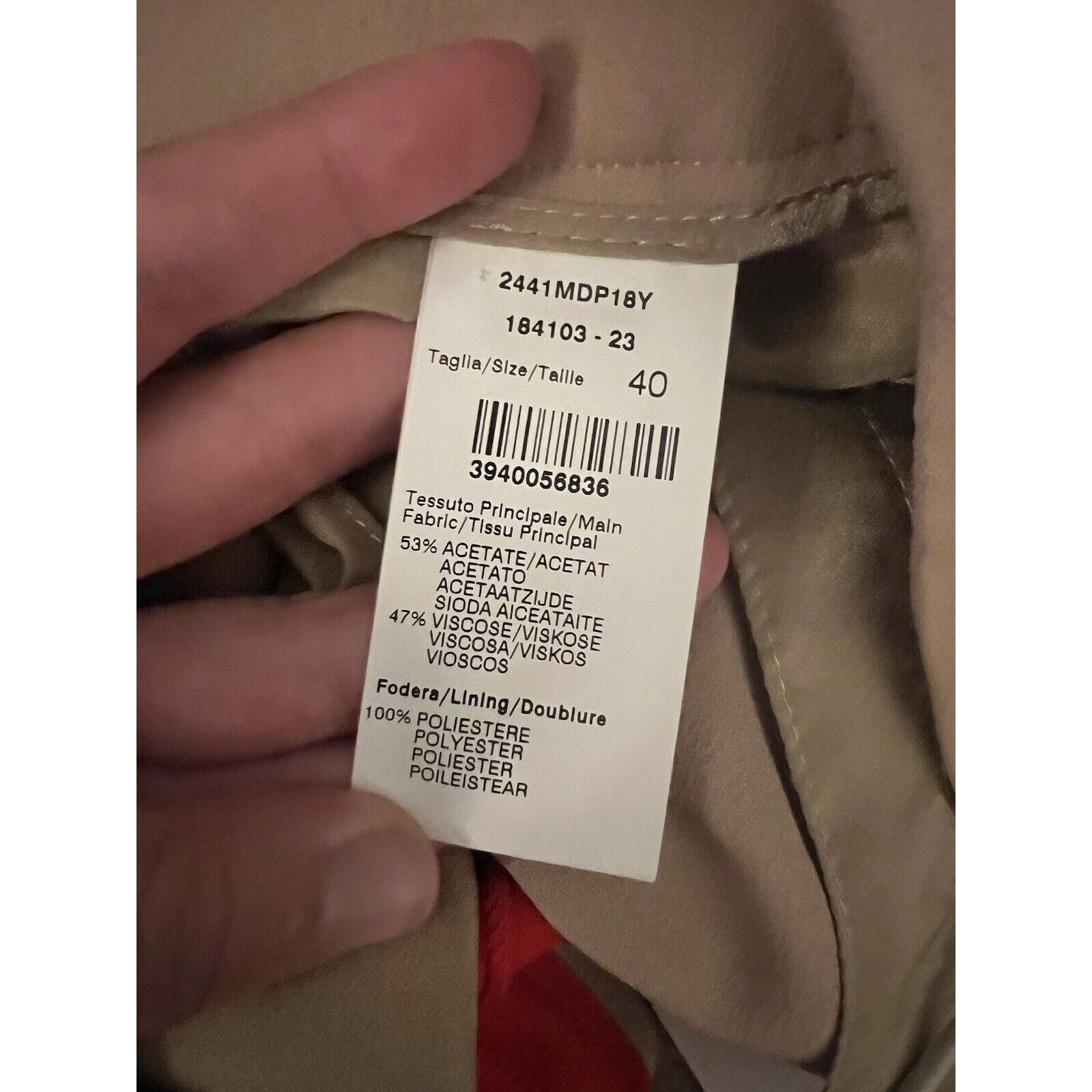 MSGM NWT MSGM Side Stripe Slim Leg Dress Pants Tan Red 40 EU 8 US Size 30" / US 8 / IT 44 - 4 Thumbnail