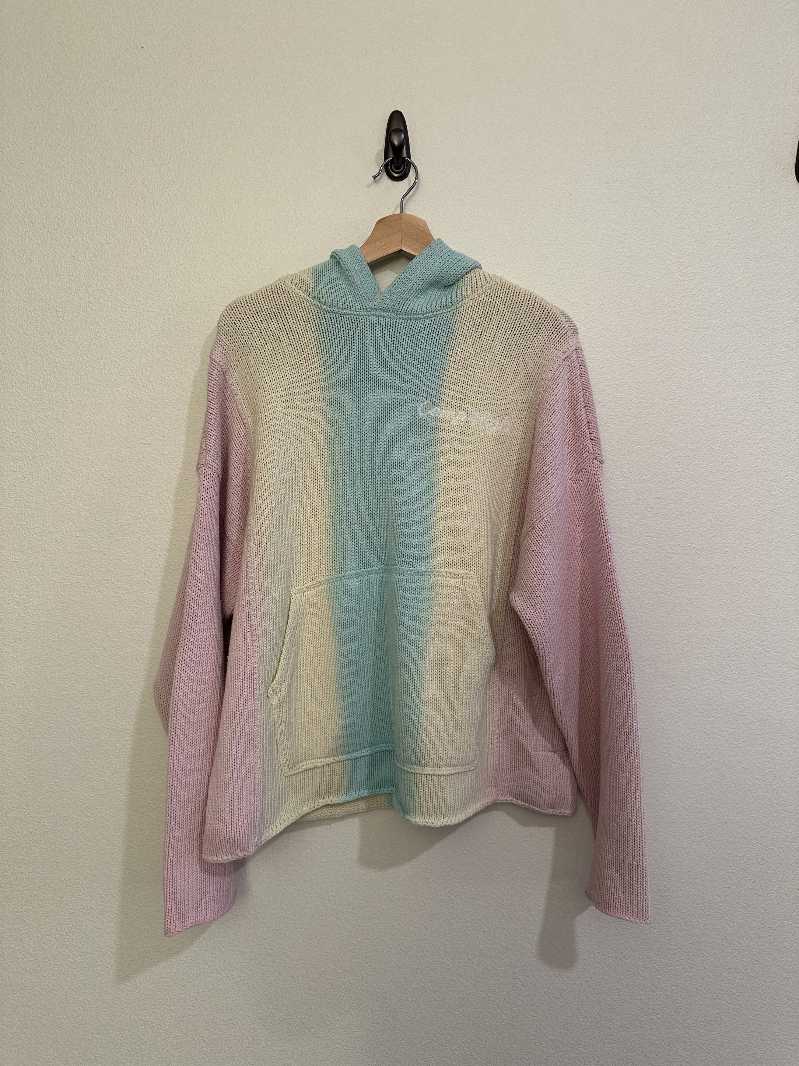 Camp High Collective Aura Knit Set Hoodie Sweatpants Tie Dye