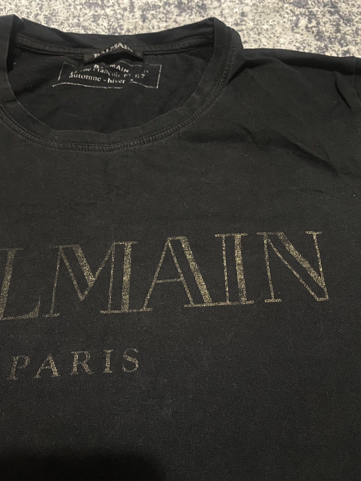 Balmain Luxury Balmain Paris big logo tee Size US M / EU 48-50 / 2 - 6 Thumbnail