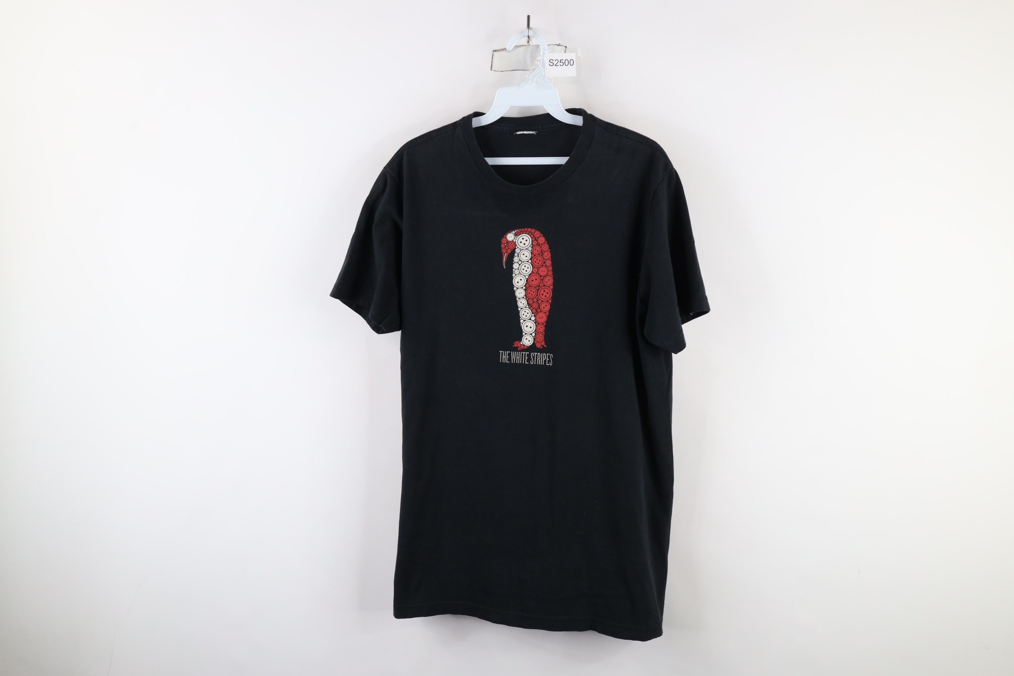 Vintage Vintage 90s Y2K Icky Thump The White Stripes Band T-Shirt Size US M / EU 48-50 / 2 - 1 Thumbnail
