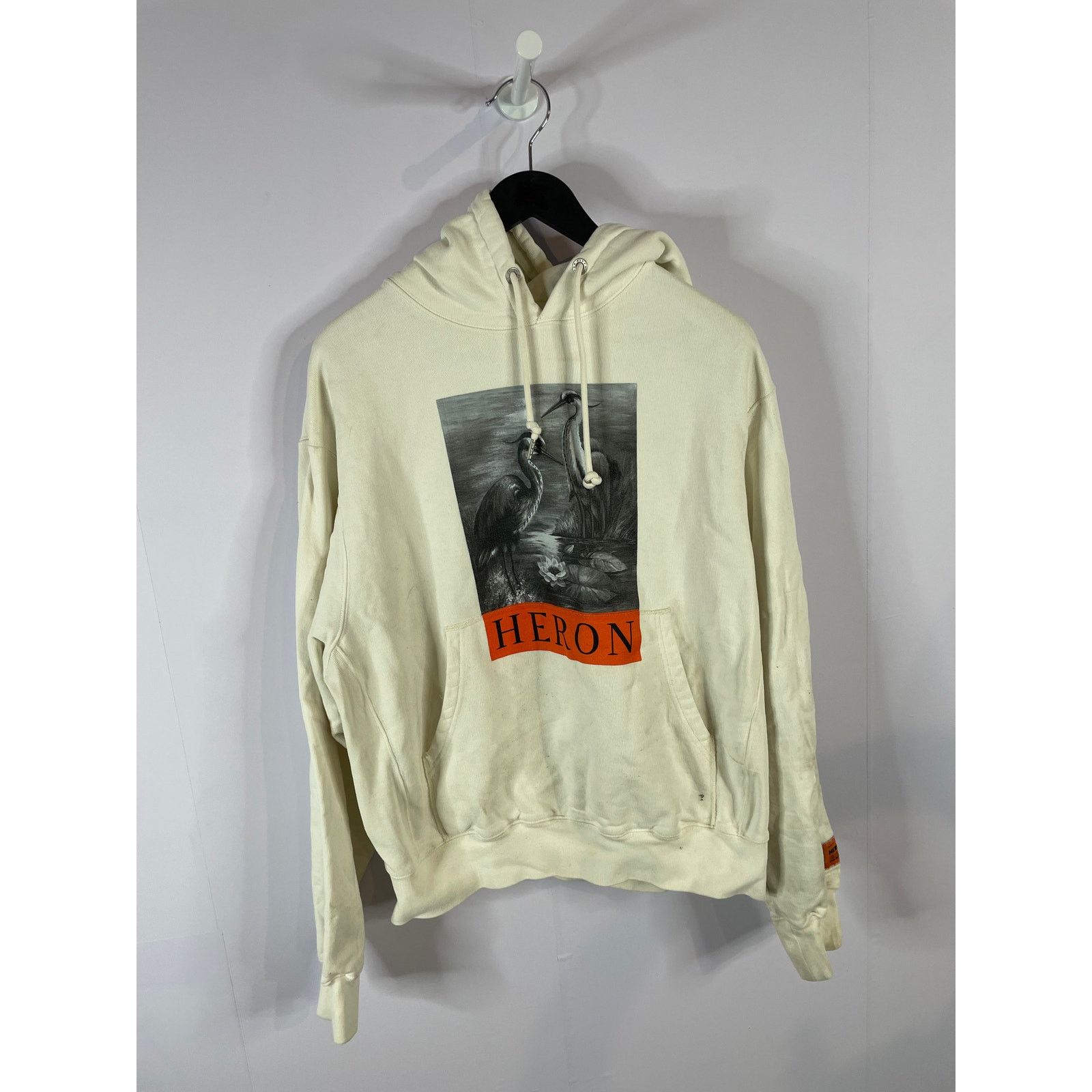 Heron Preston Heron Preston Hoodie White Used Medium Size US M / EU 48-50 / 2 - 2 Thumbnail