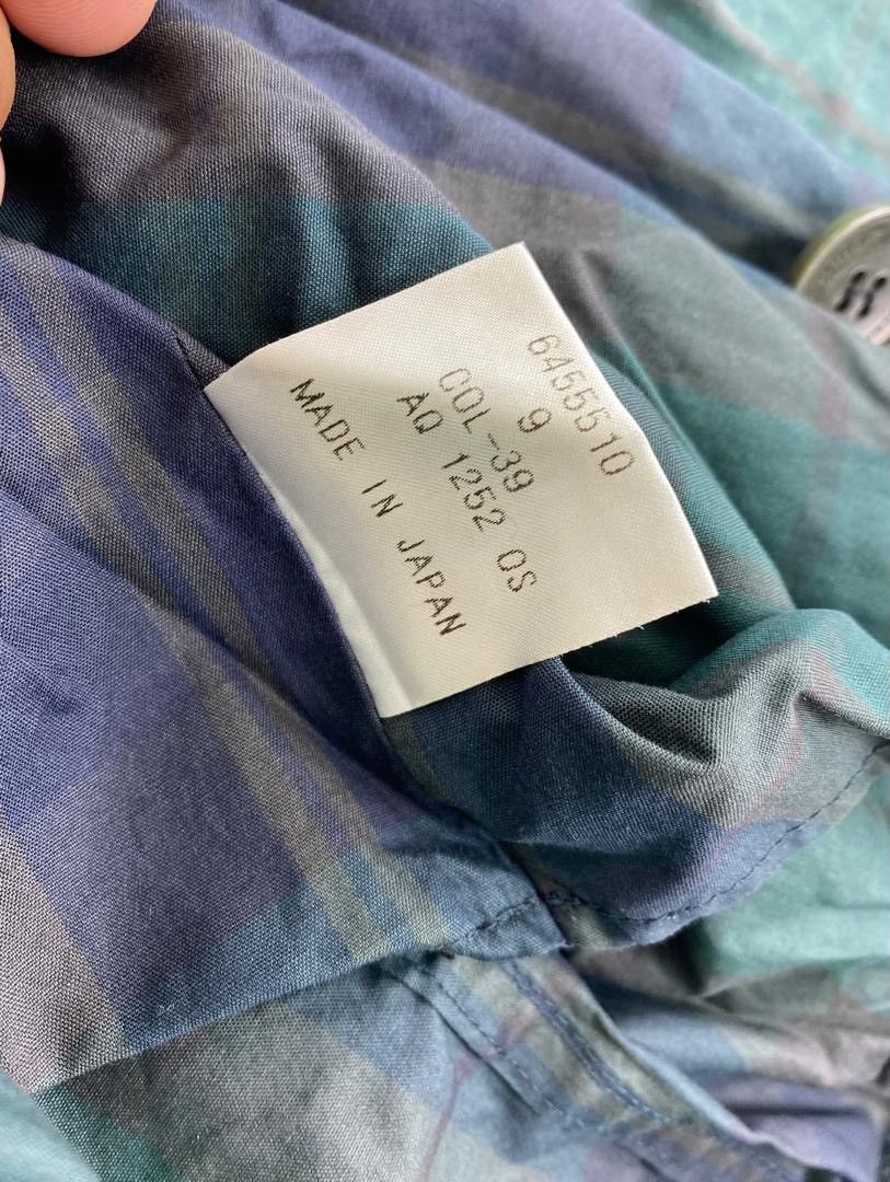 Aquascutum × Vintage Vtg 90s Aquasqutum tartan plaid lightweight parka jacket Size US S / EU 44-46 / 1 - 7 Thumbnail
