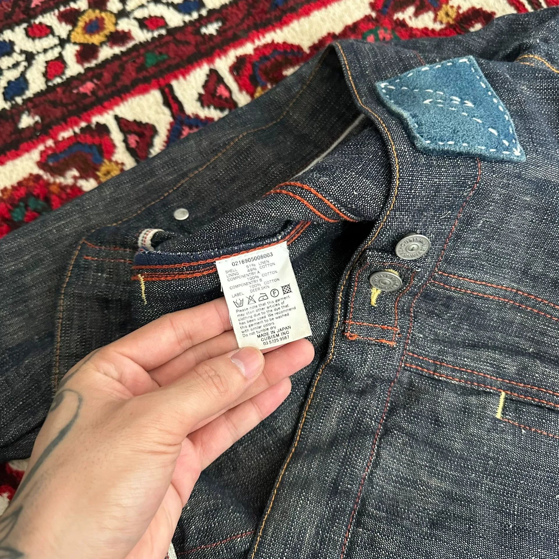 Visvim Visvim 16AW ICT 101 JKT Denim Jacket Size US M / EU 48-50 / 2 - 6 Thumbnail