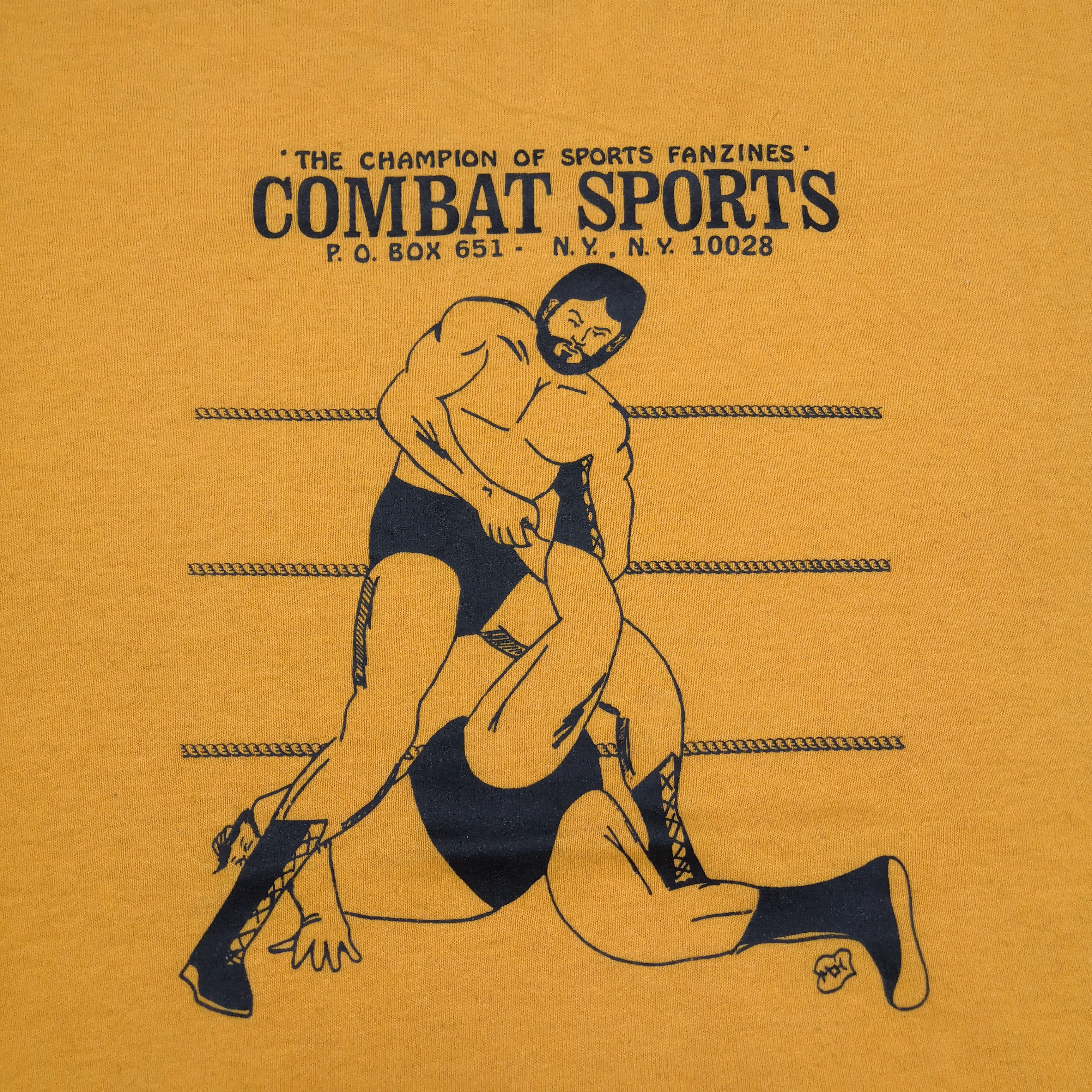 Vintage Vintage 90s Combat Sports Fanzines T-Shirt Crewneck 56789 Size US XL / EU 56 / 4 - 3 Thumbnail