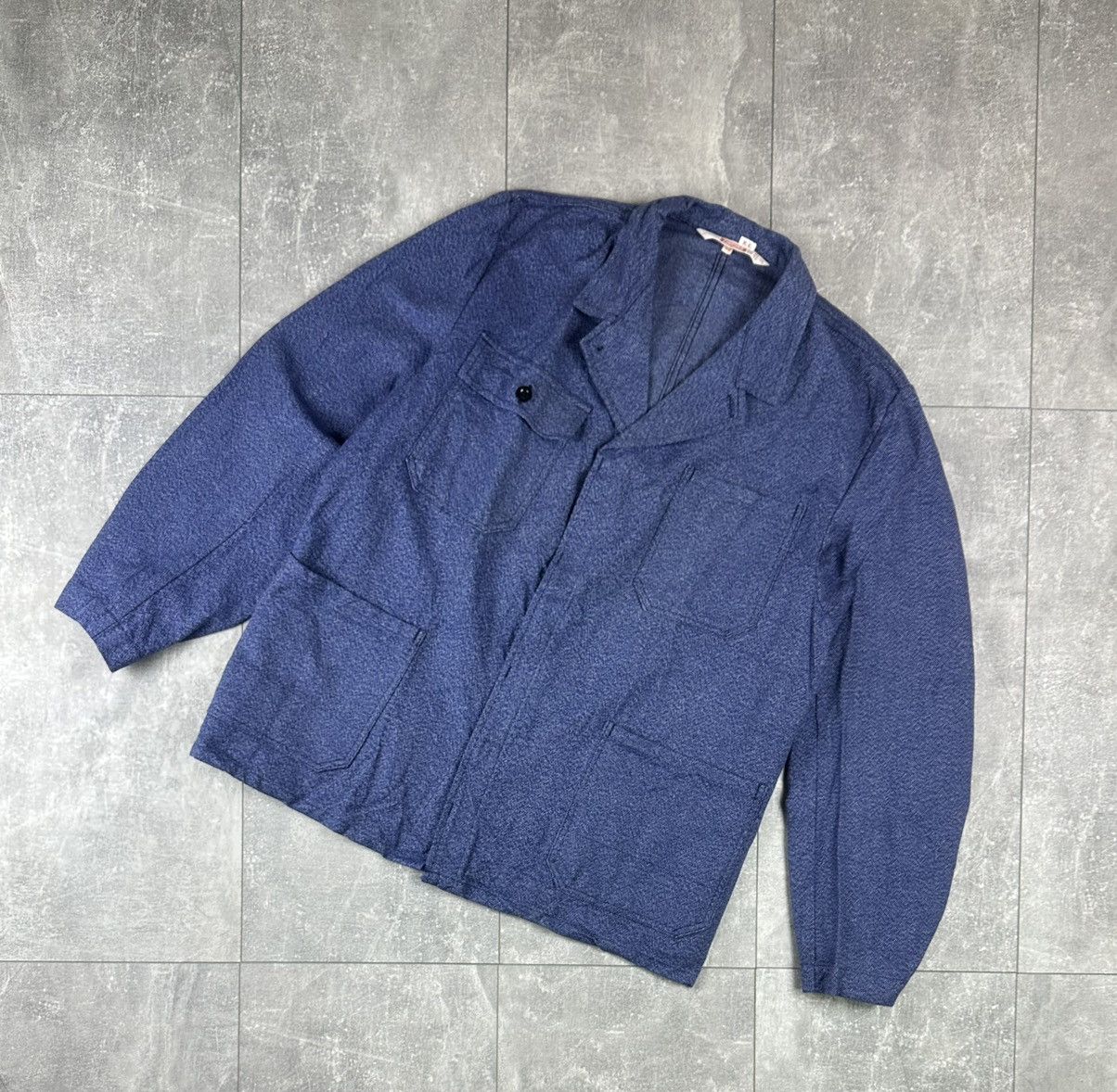 Le Laboureur Vintage Retro 70S Fischer Pecheur WorkWear Chore Jacket Size US L / EU 52-54 / 3 - 2 Thumbnail