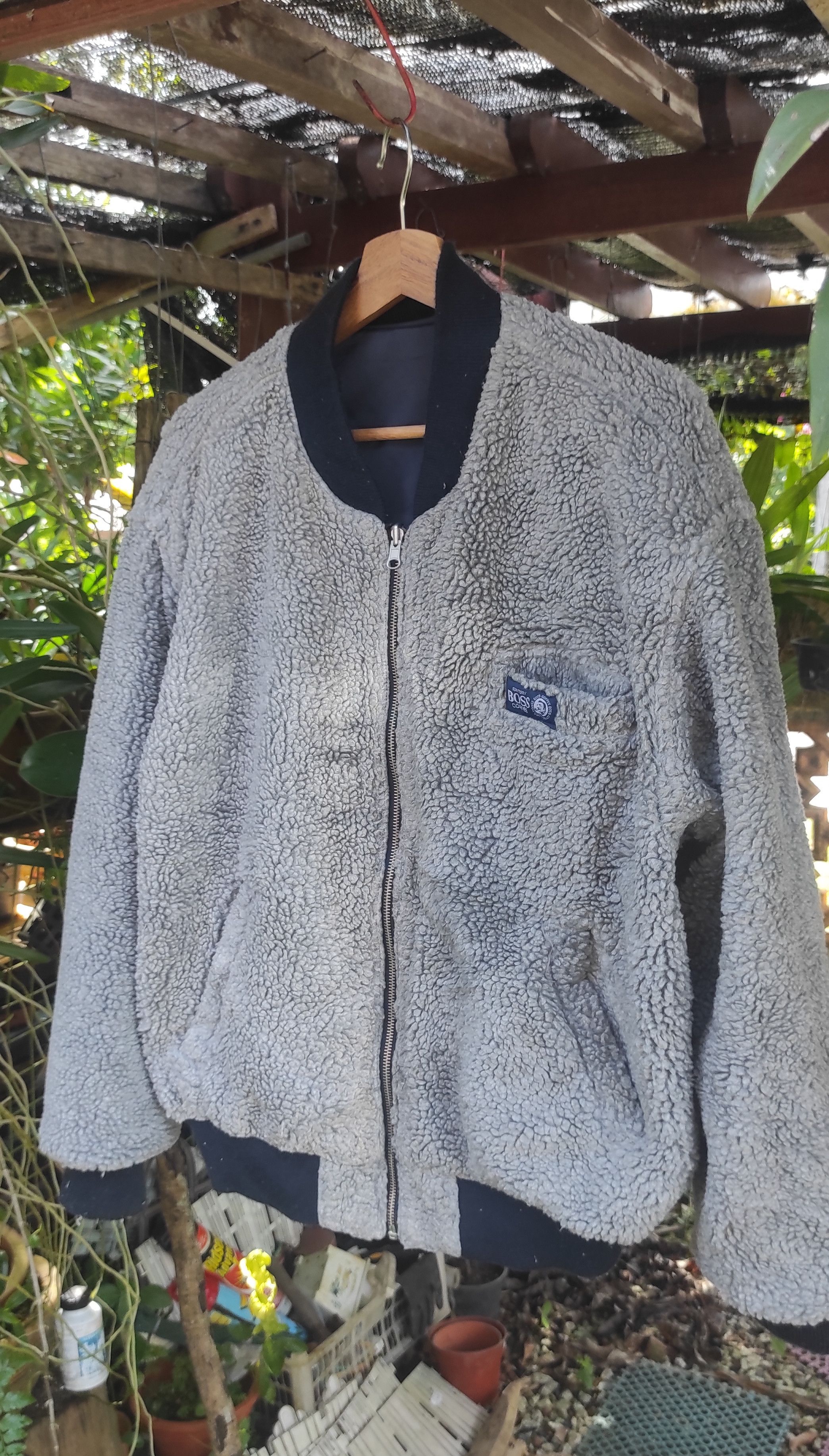 Japanese Brand Reversible Suntory Coffee Boss MA-1 Bomber Jacket Size US M / EU 48-50 / 2 - 7 Thumbnail