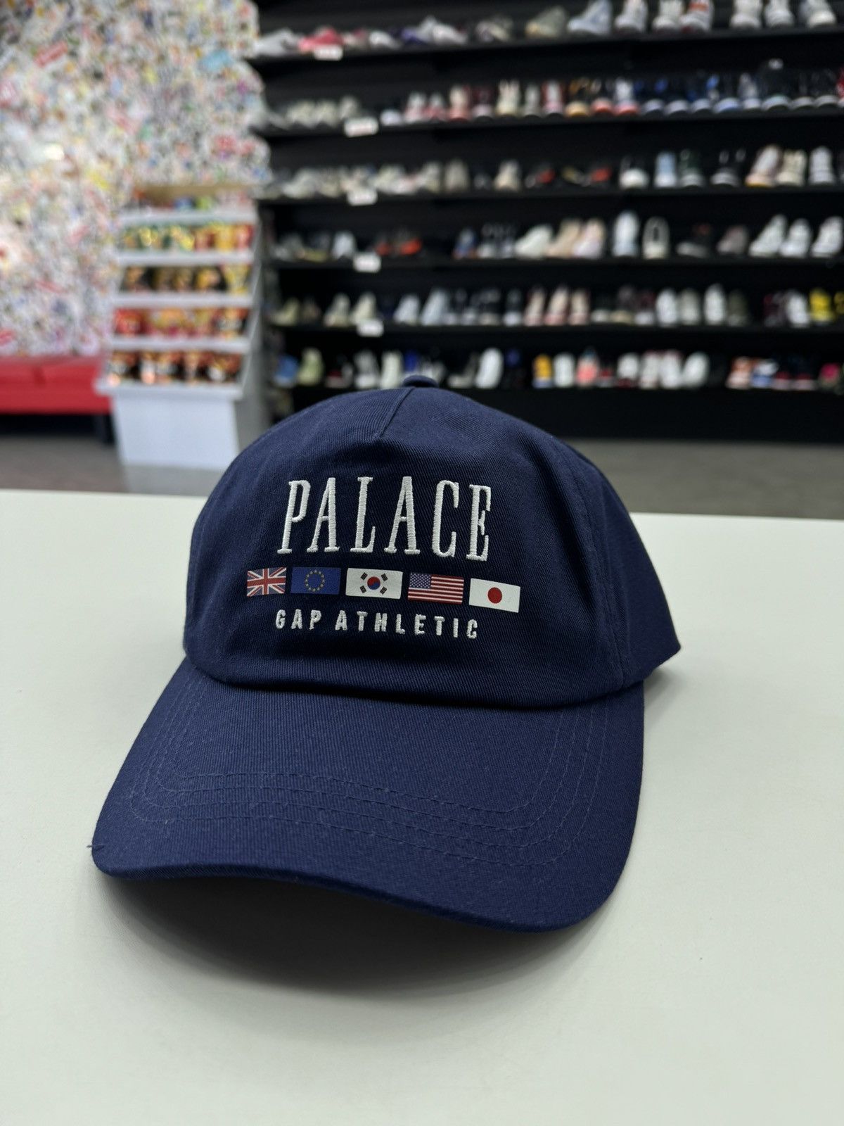 GAP × PALACE ネイビー　キャップ 新品 パレス スケートボード Palace Skateboards P 6-PANEL