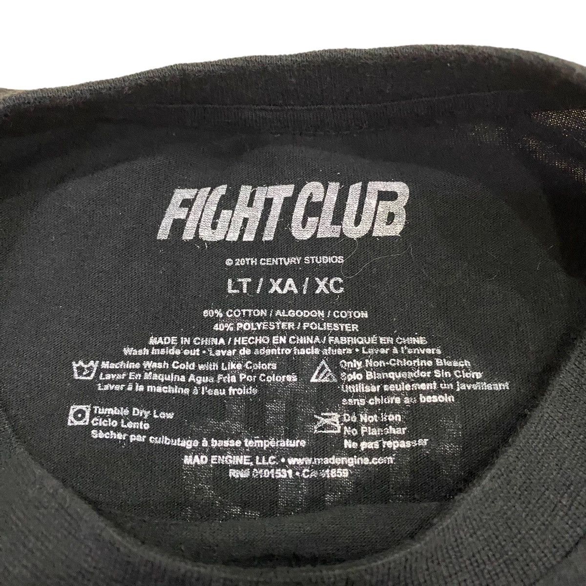 Fox Racing Movie ‘Fight Club’ Promo Tee Rare Item Size US L / EU 52-54 / 3 - 6 Thumbnail