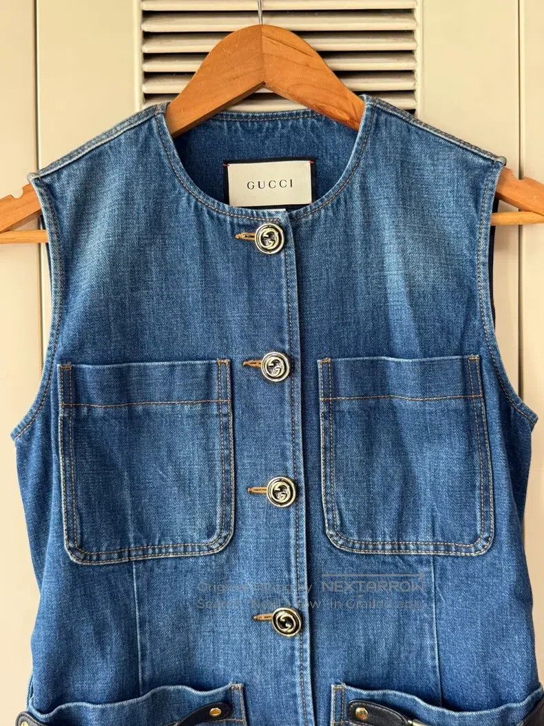 Gucci Gucci Denim vest Size XS / US 0-2 / IT 36-38 - 3 Thumbnail