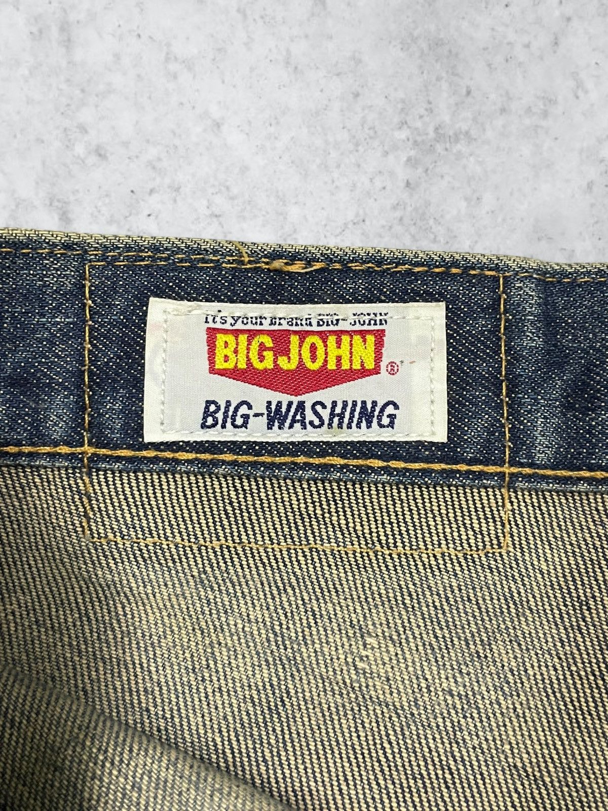 Big John Vintage Big John Distressed Mud Wash Flare Bush Button Jeans Size 30" / US 8 / IT 44 - 11 Thumbnail
