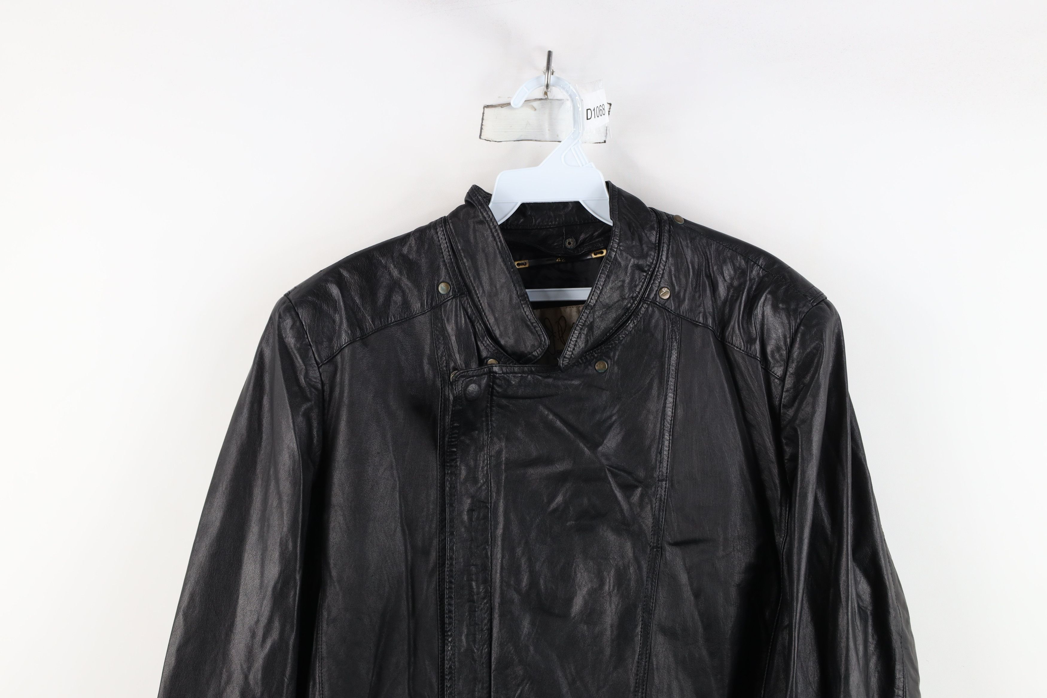 Vintage Vintage 80s 90s Streetwear Cafe Racer Bomber Jacket Black Size M / US 6-8 / IT 42-44 - 2 Thumbnail