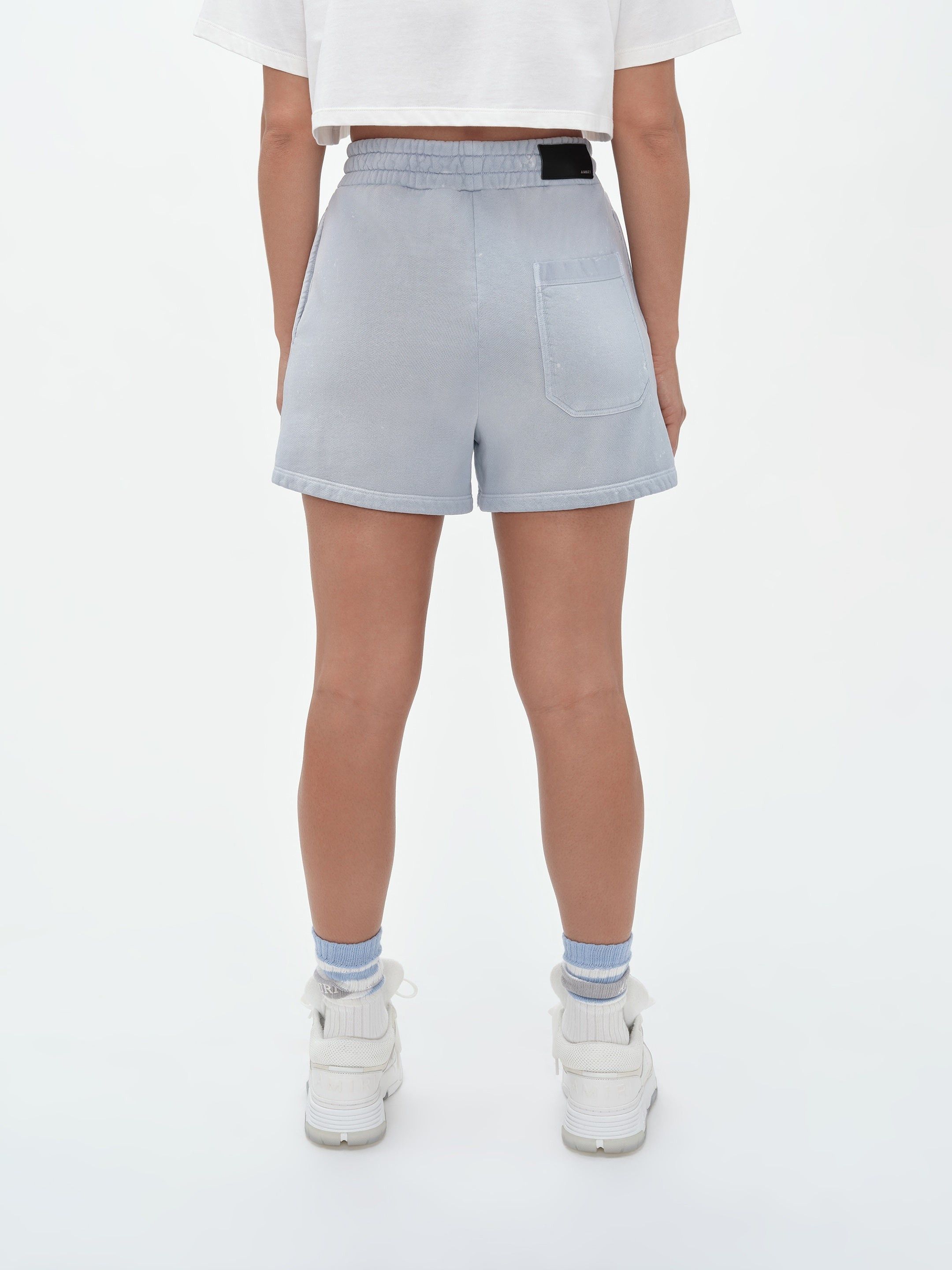 Amiri o1s1wg110525 Filigree Sweatshort in Blue Size 25" / US 0 / IT 36 - 3 Thumbnail