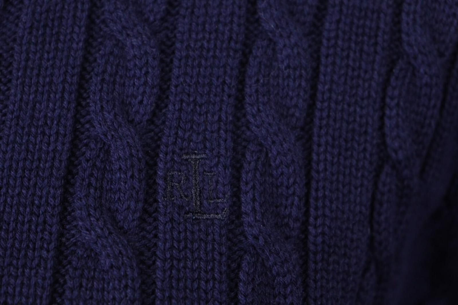 Lauren Ralph Lauren Lauren Ralph Lauren Navy Cotton Knit Pullover Sweater Size S Size S / US 4 / IT 40 - 7 Thumbnail