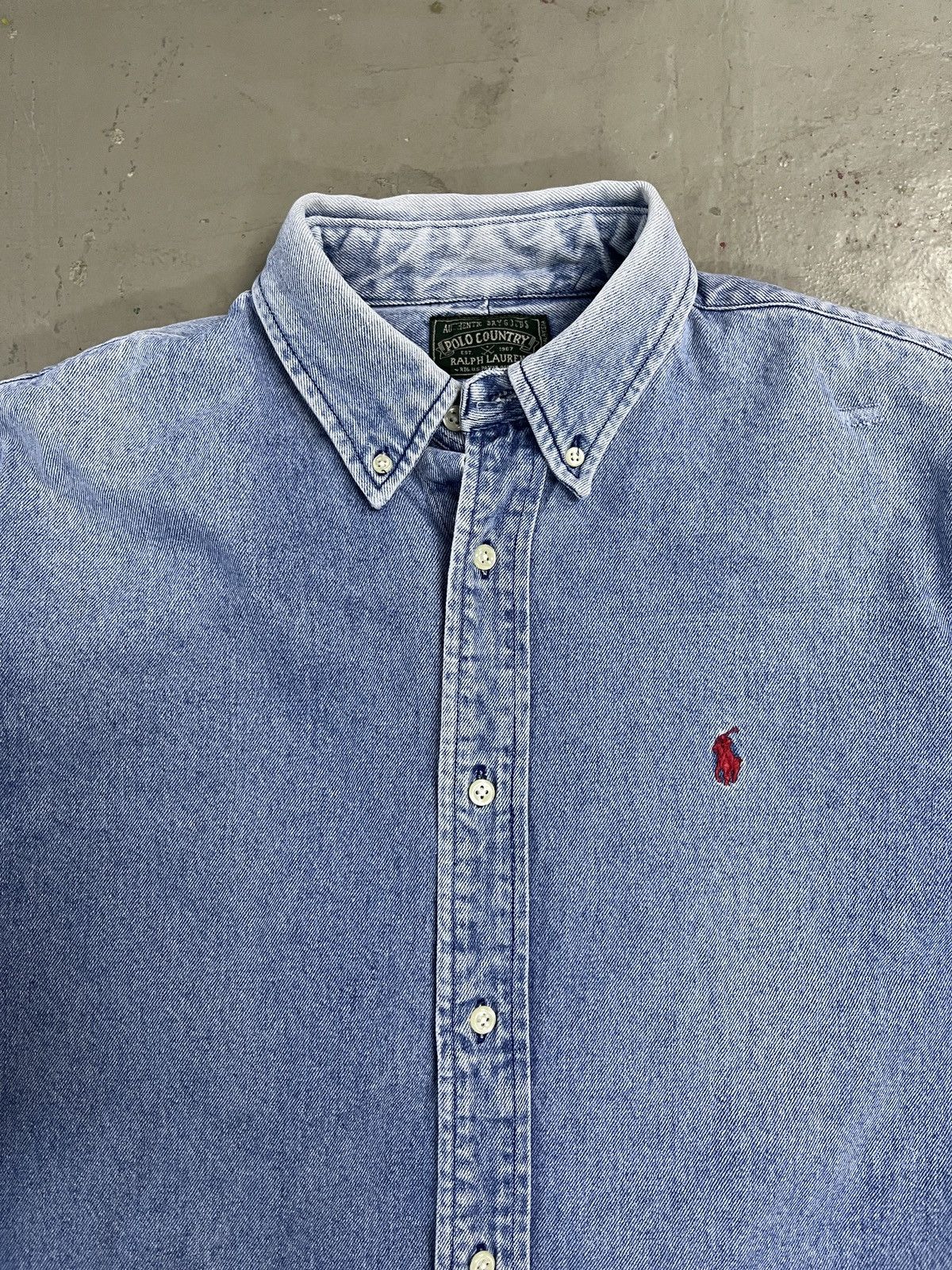 RRL Ralph Lauren Vintage Polo Country Ralph Lauren Washed Denim RRL Kapital Size US M / EU 48-50 / 2 - 2 Thumbnail