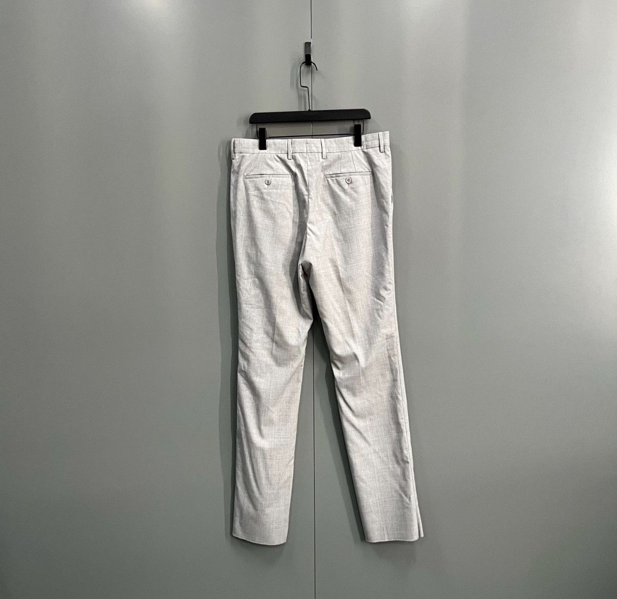 Burberry Burberry Light Grey Dress Pants J41 Size US 34 / EU 50 - 2 Thumbnail