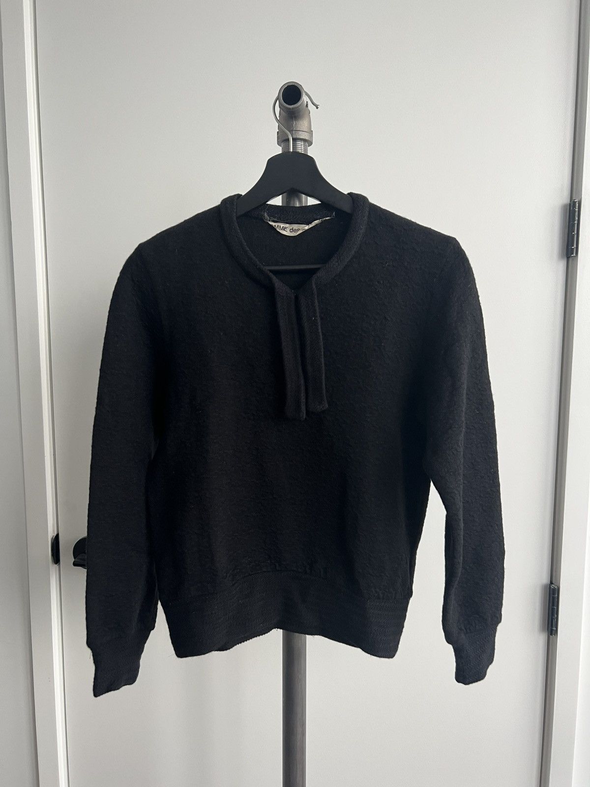 Comme des Garcons 1970s Tied-Neck Sweater Size US S / EU 44-46 / 1 - 1 Thumbnail