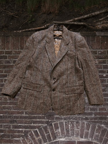 Harris Tweed Harris Tweed Men's Brown Herringbone Wool Blazer VINTAGE Size 42R - 1 Thumbnail