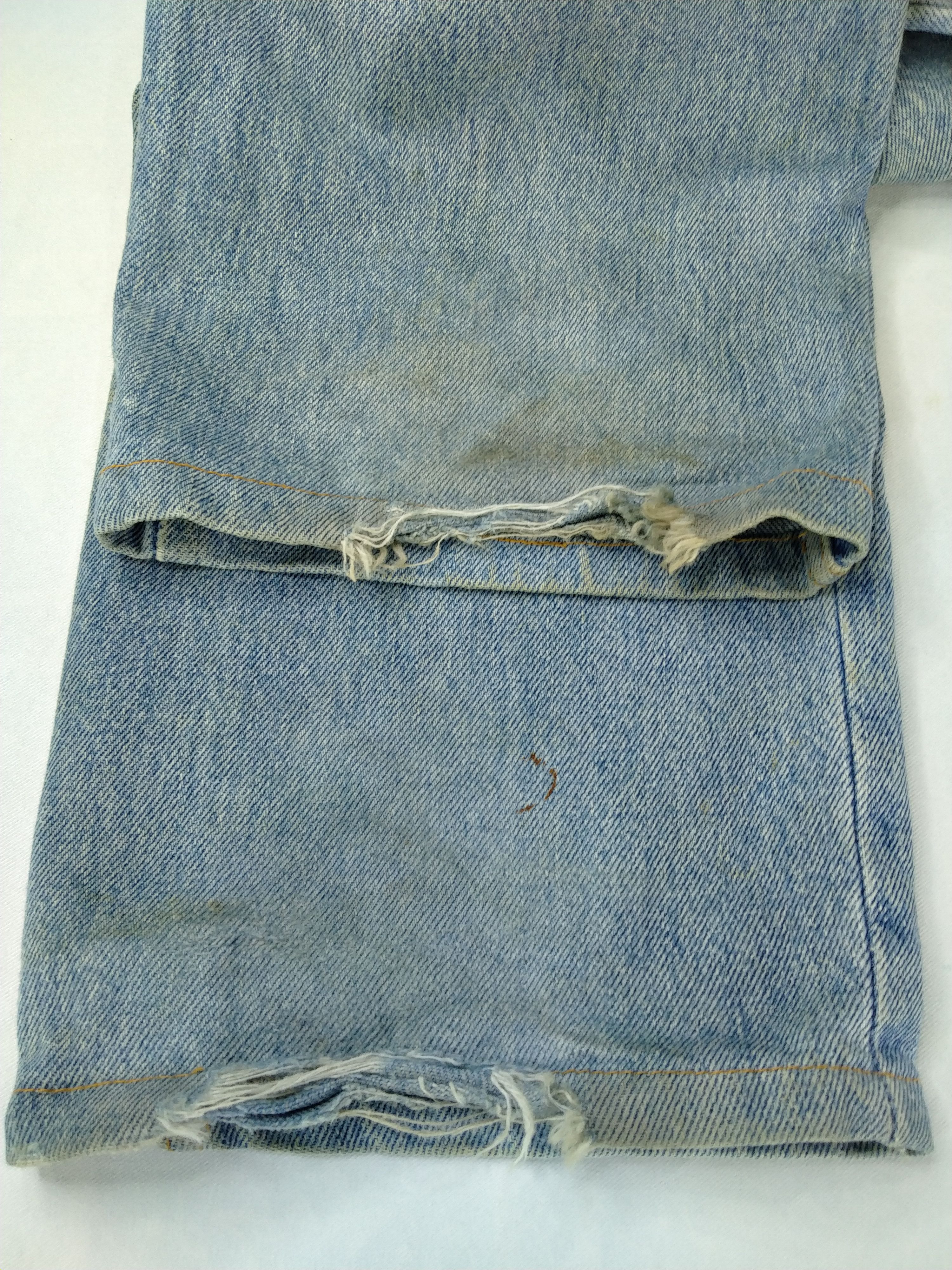 Levi's 90s Vintage Levi's 501 USA Rusty Denim 30x30 -JN525 Size US 30 / EU 46 - 17 Thumbnail