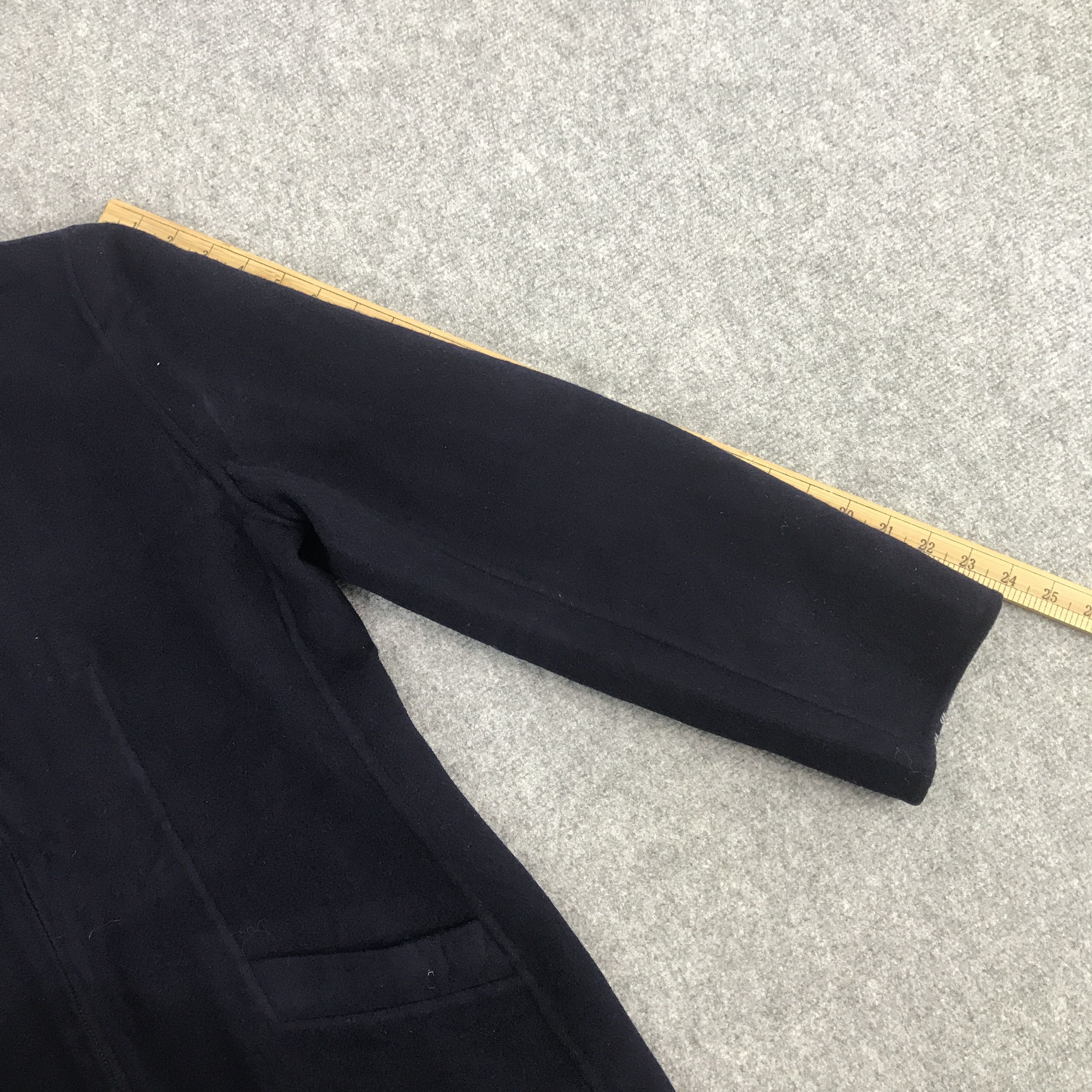 Burberry × Vintage Rare burberry navy wool zipper jacket Size M / US 6-8 / IT 42-44 - 6 Thumbnail
