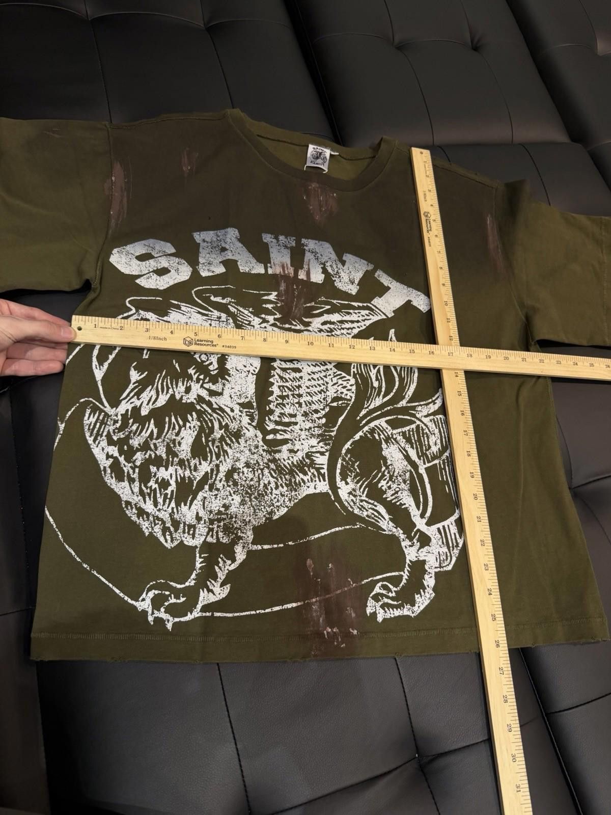 Saint Vanity Size L - Saint Vanity T-shirt 2025 Green Authentic (NEW) Size US L / EU 52-54 / 3 - 9 Thumbnail