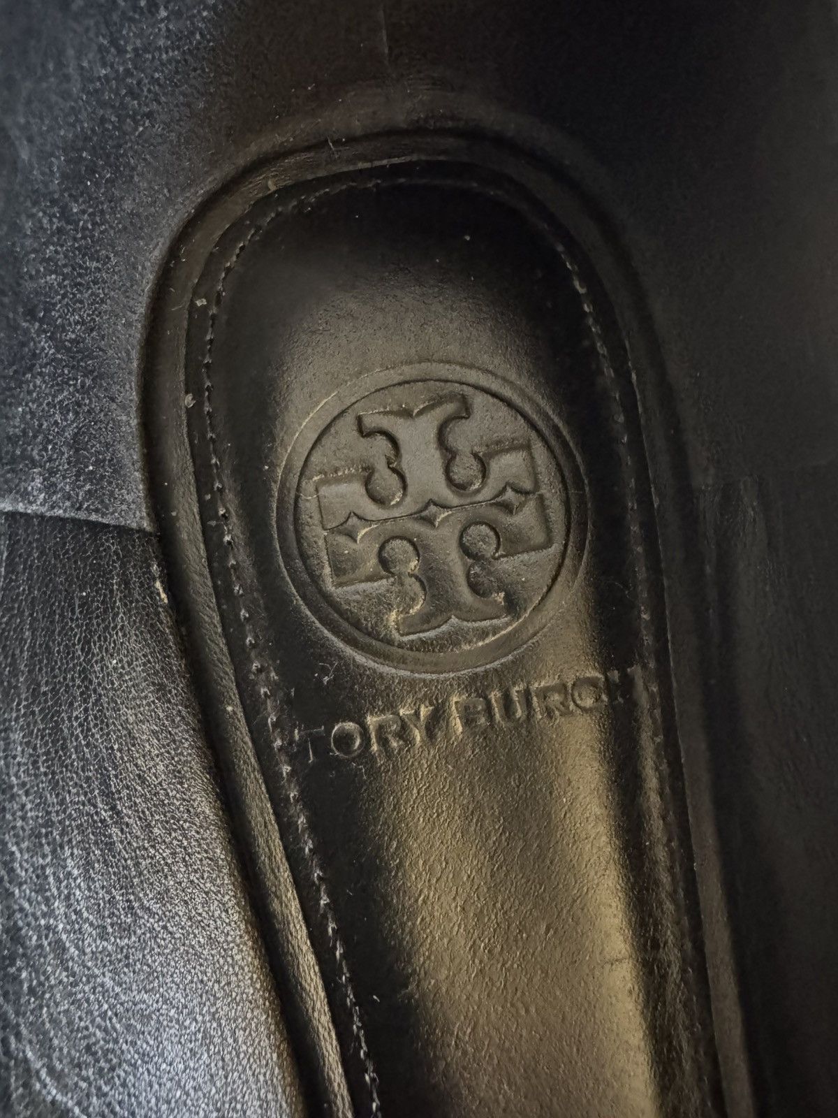 Tory Burch TORY BURCH Beige/Black Leather Ballet Flats 8.5 Size US 8.5 / IT 38.5 - 6 Thumbnail