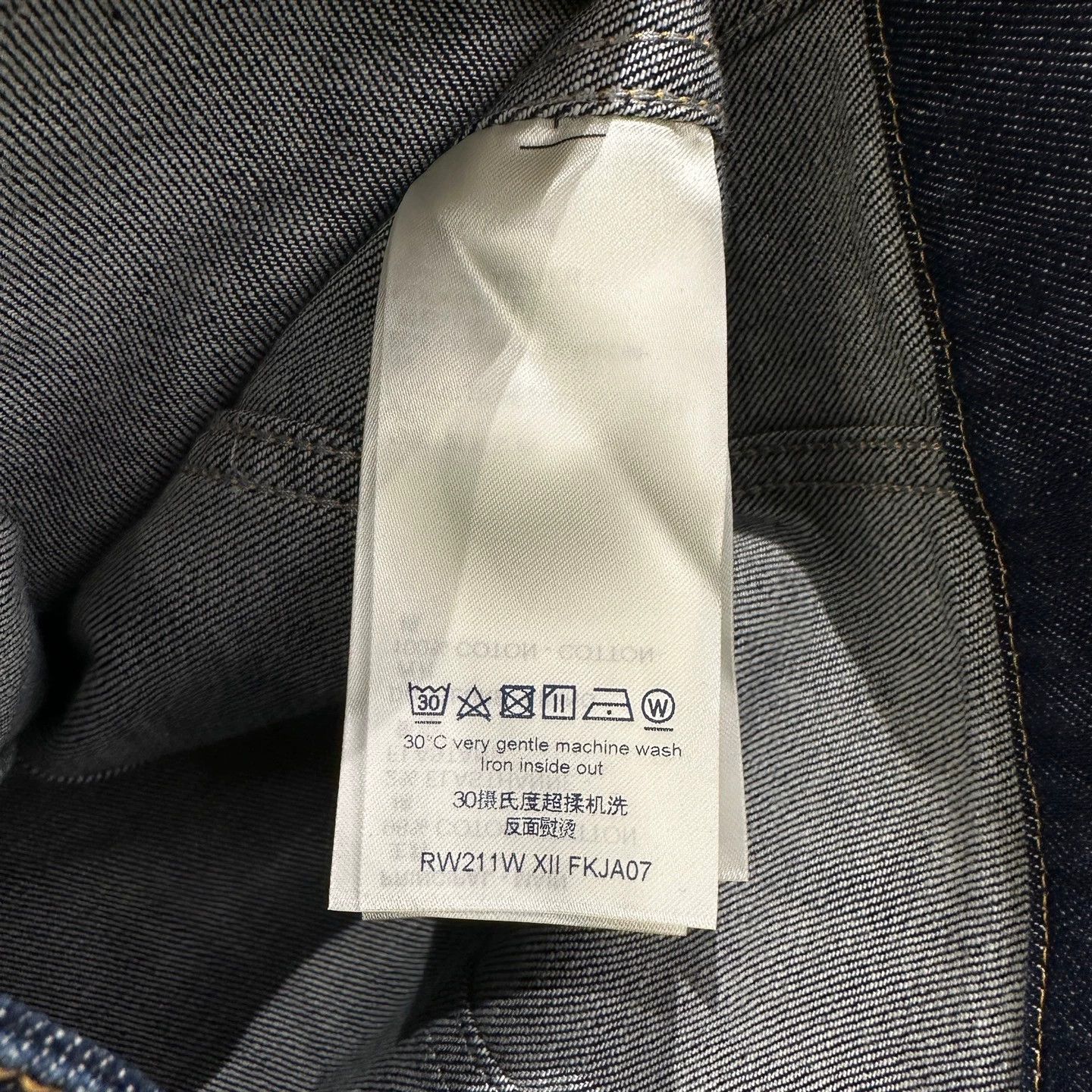 Louis Vuitton LV Monogram color block pocket denim jacket 36 Size XS / US 0-2 / IT 36-38 - 4 Thumbnail