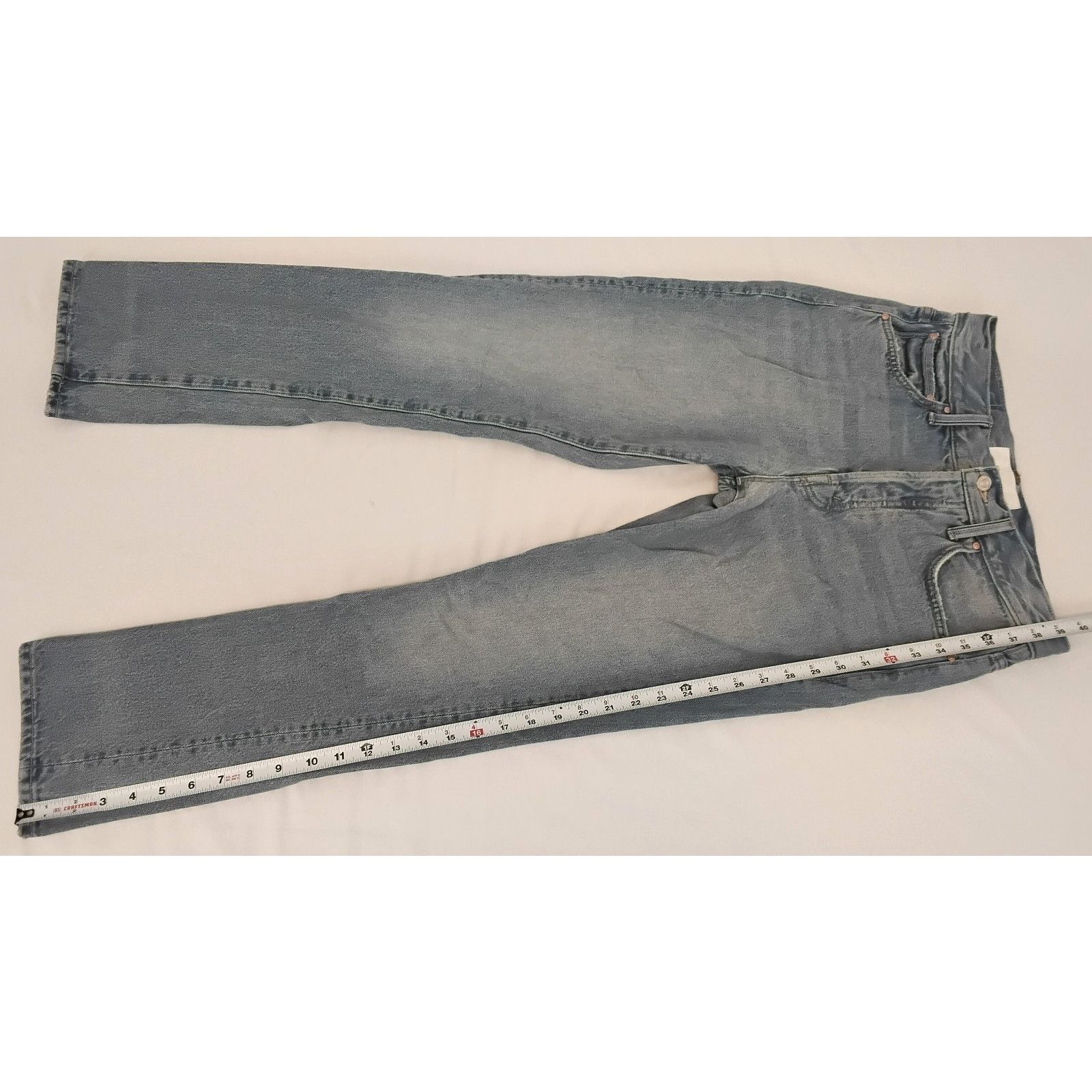 MOTHER Mother Hiker Hover Jeans Women's 26 Light Wash High Waist Size 26" / US 2 / IT 38 - 15 Thumbnail