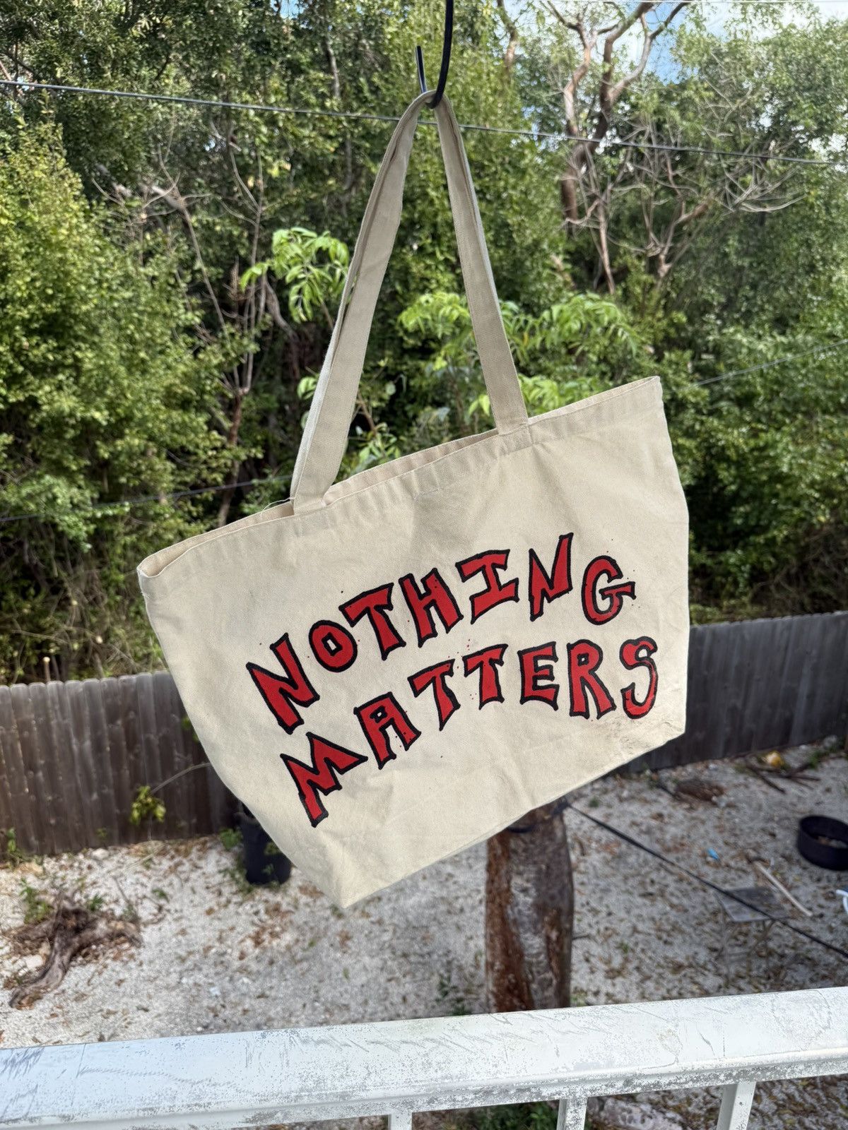 Asspizza 2019 Asspizza Nothing Matters Tote Bag Signed Size ONE SIZE - 2 Thumbnail
