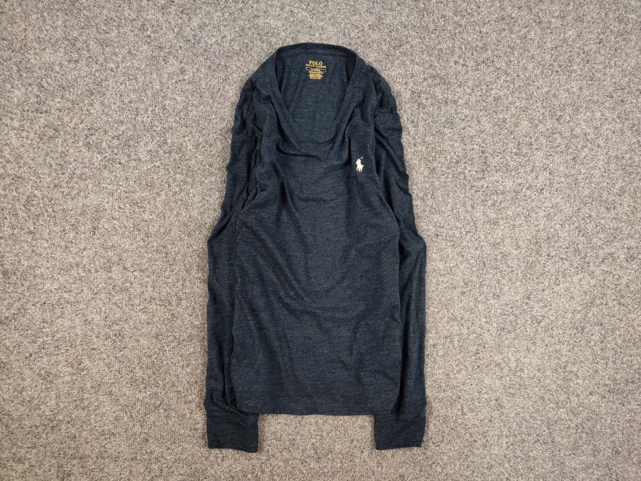 Polo Ralph Lauren Polo Ralph Lauren light long sleeve Dark Blue logo t shirt Size US M / EU 48-50 / 2 - 2 Thumbnail
