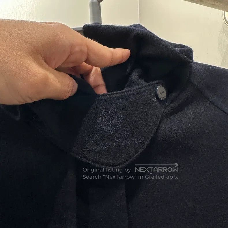 Loro Piana Loro Piana Letter Embroidered Belted Cashmere Coat Size M / US 6-8 / IT 42-44 - 6 Thumbnail