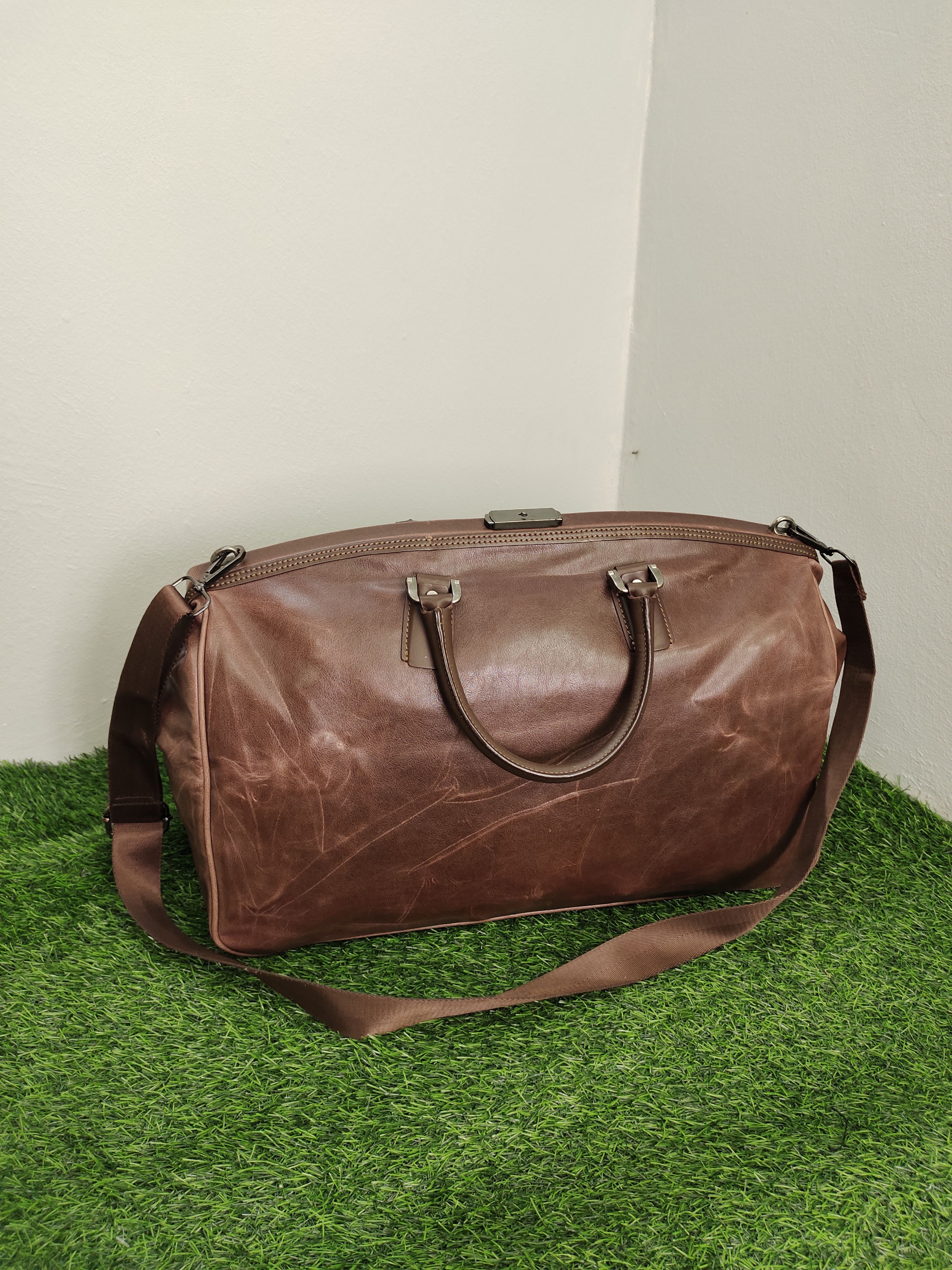 Takeo Kikuchi Vintage Takeo Kikuchi Distress Patina Leather Doctor Bag Size ONE SIZE - 5 Thumbnail