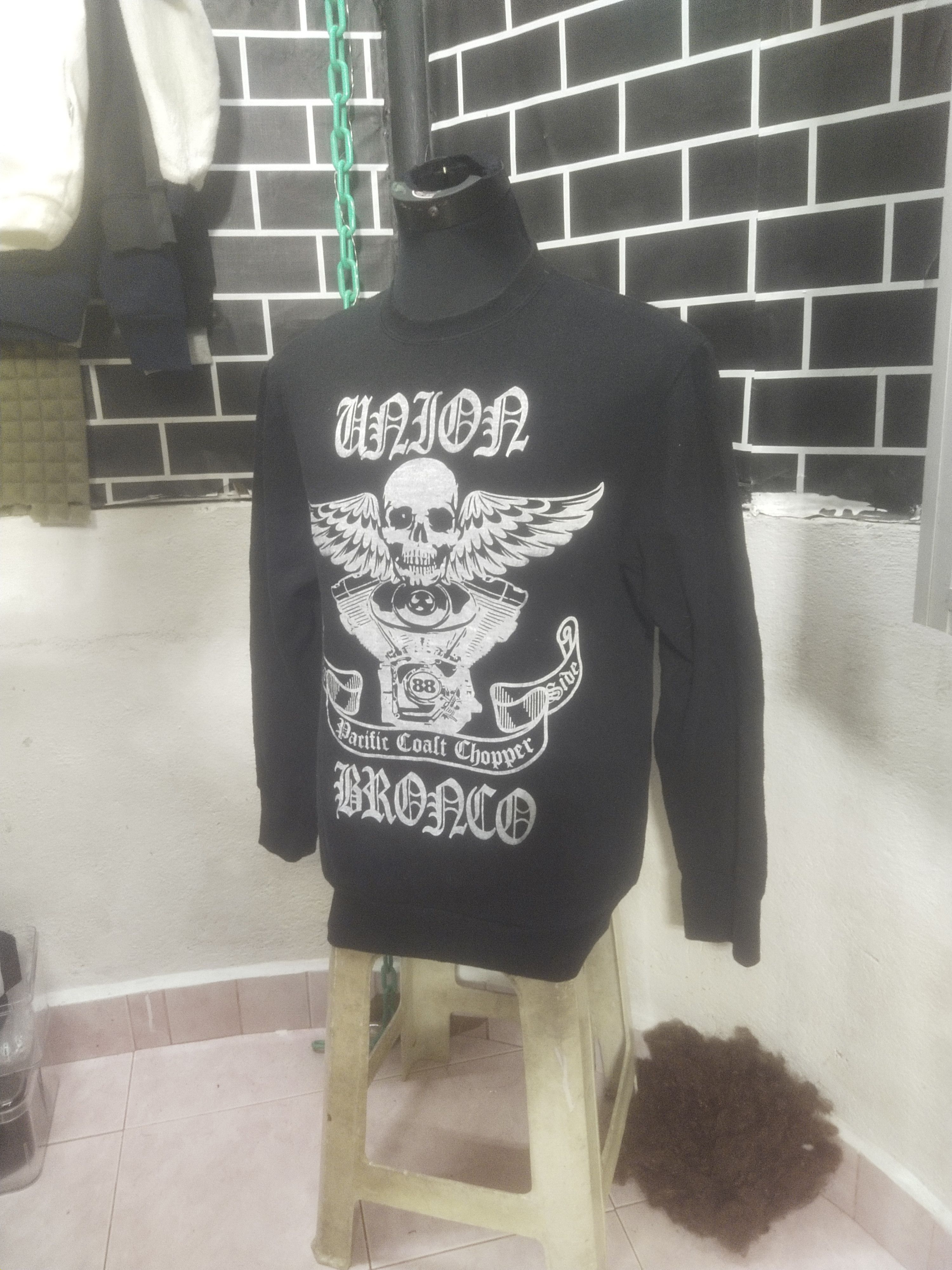 West Coast Choppers UNION BRONCO SWEASHIRT Size US L / EU 52-54 / 3 - 3 Thumbnail