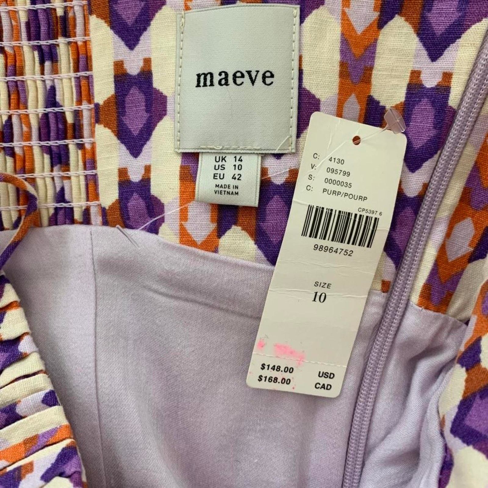 Anthropologie NWT Anthropologie Maeve by Anthropologie Mini Dress Size L / US 10 / IT 46 - 7 Thumbnail