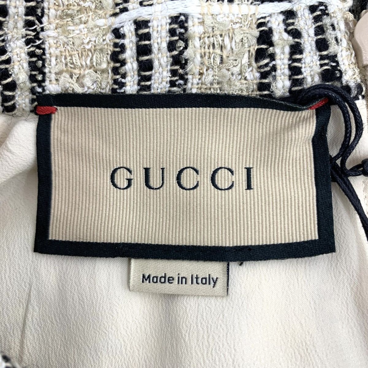Gucci Gucci Plaid Woven Tweed Lapel Short Sleeve Dress K26WX Size M / US 6-8 / IT 42-44 - 6 Thumbnail