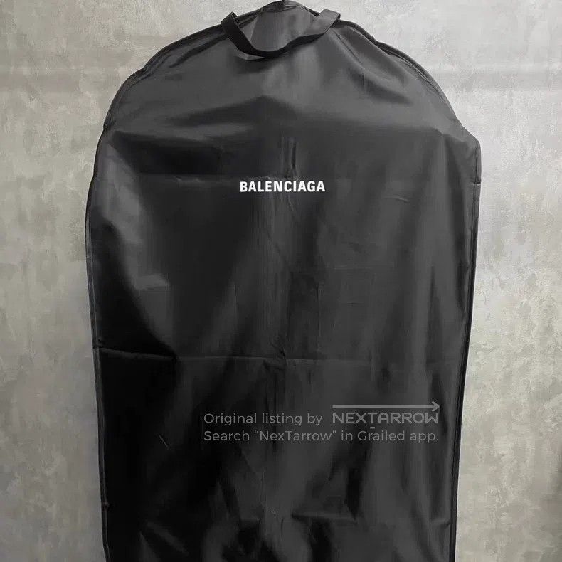 Balenciaga Balenciaga Black Logo Reflective Striped Pattern Leather J Size US L / EU 52-54 / 3 - 8 Thumbnail