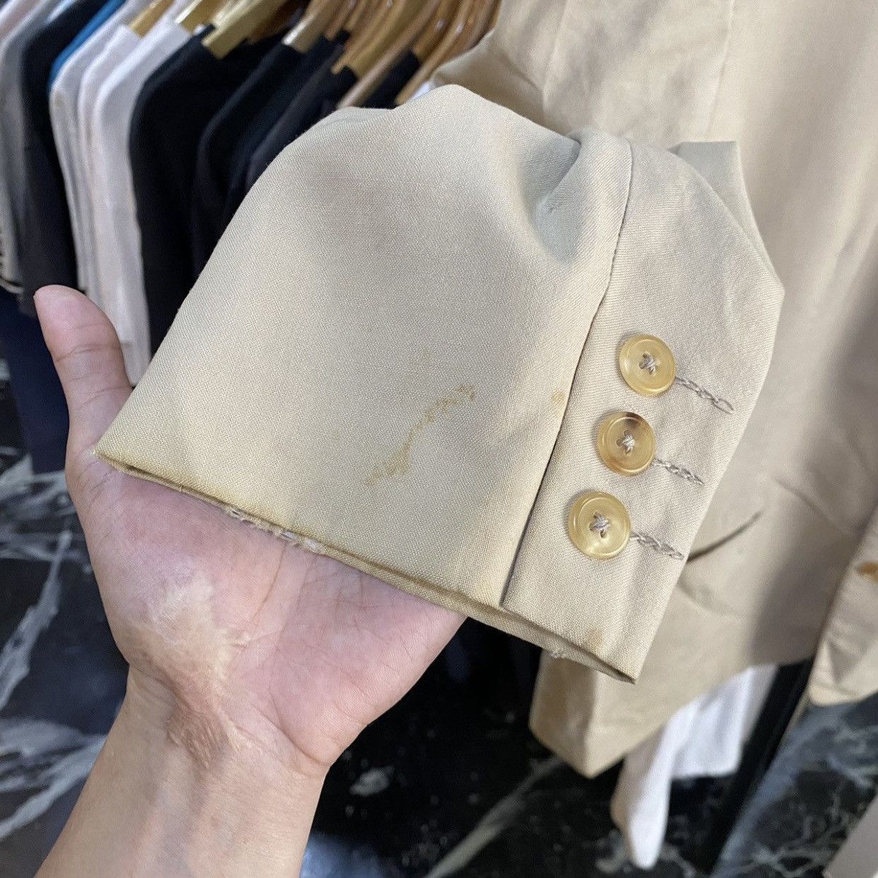 Yohji Yamamoto Yohji Yamamoto Y's For Men Ivory 2-Button Tailored Archive Size US M / EU 48-50 / 2 - 6 Thumbnail